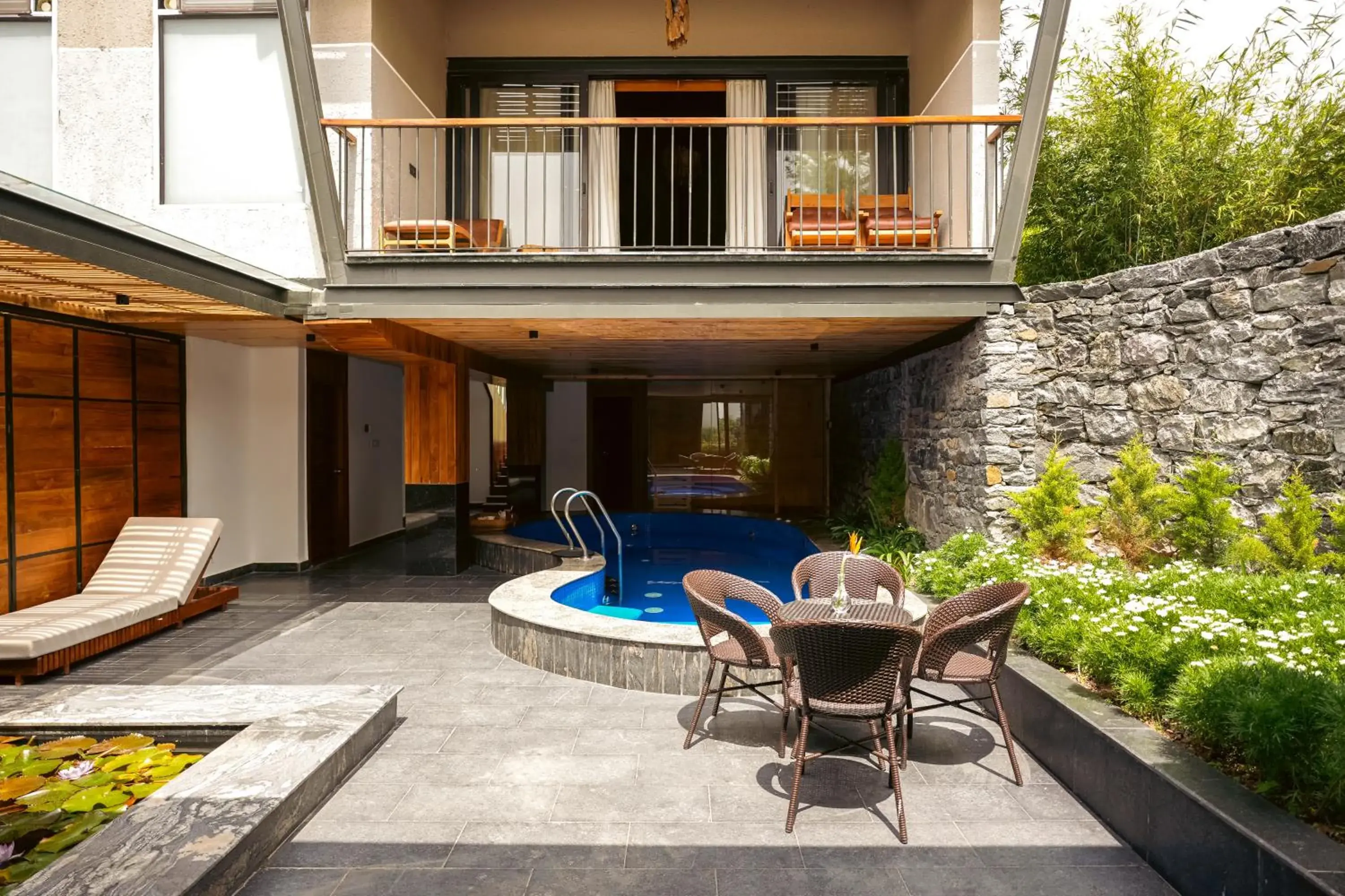 Swimming pool in WelcomHeritage Ayatana Ooty Swimming pool in WelcomHeritage Ayatana Ooty