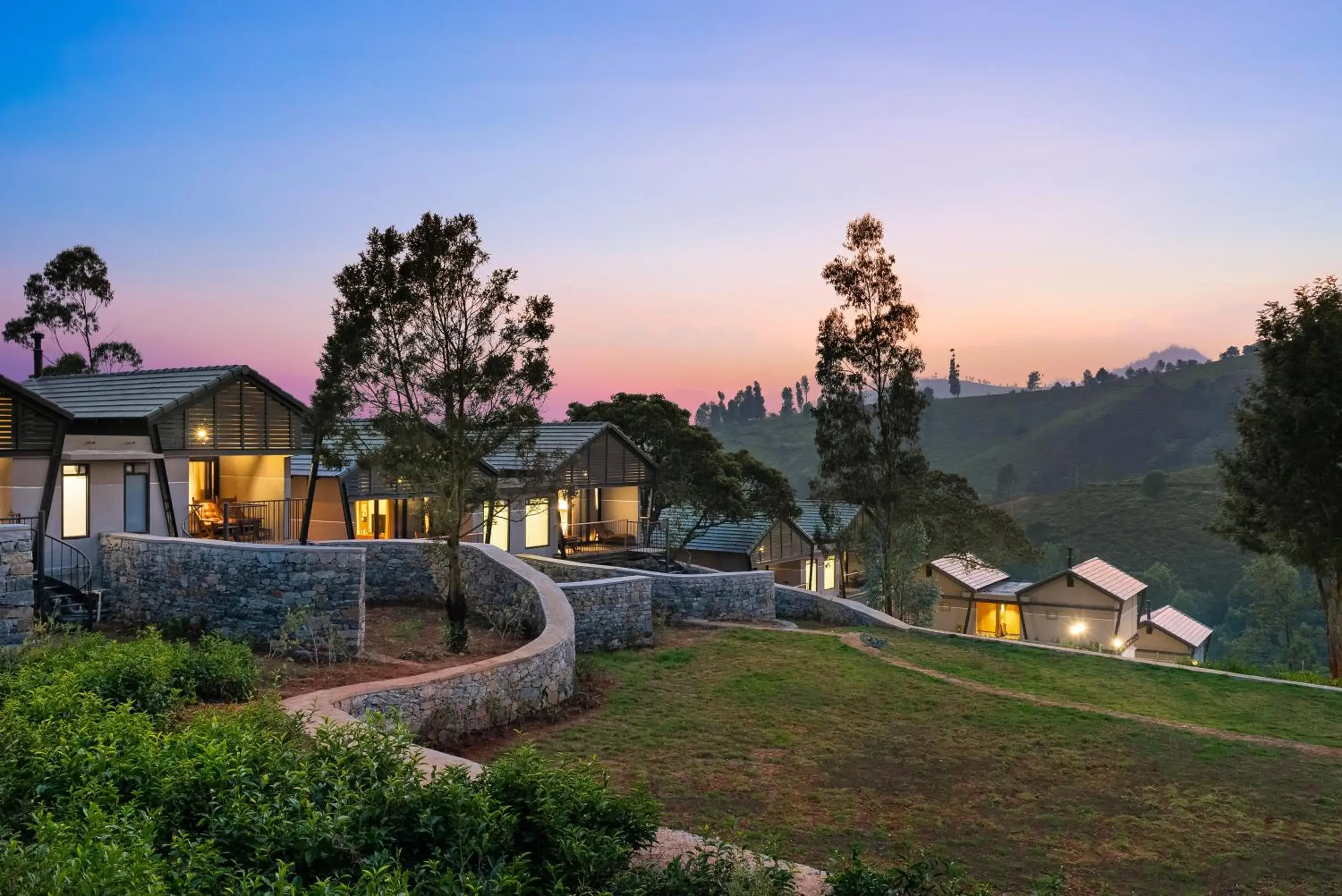 Garden view in WelcomHeritage Ayatana Ooty Garden view in WelcomHeritage Ayatana Ooty