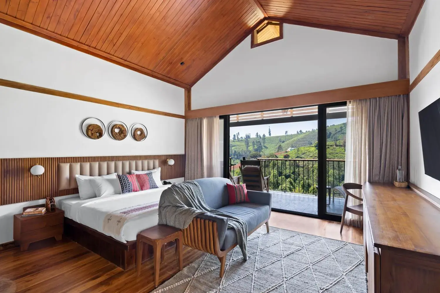 Bedroom in WelcomHeritage Ayatana Ooty Bedroom in WelcomHeritage Ayatana Ooty