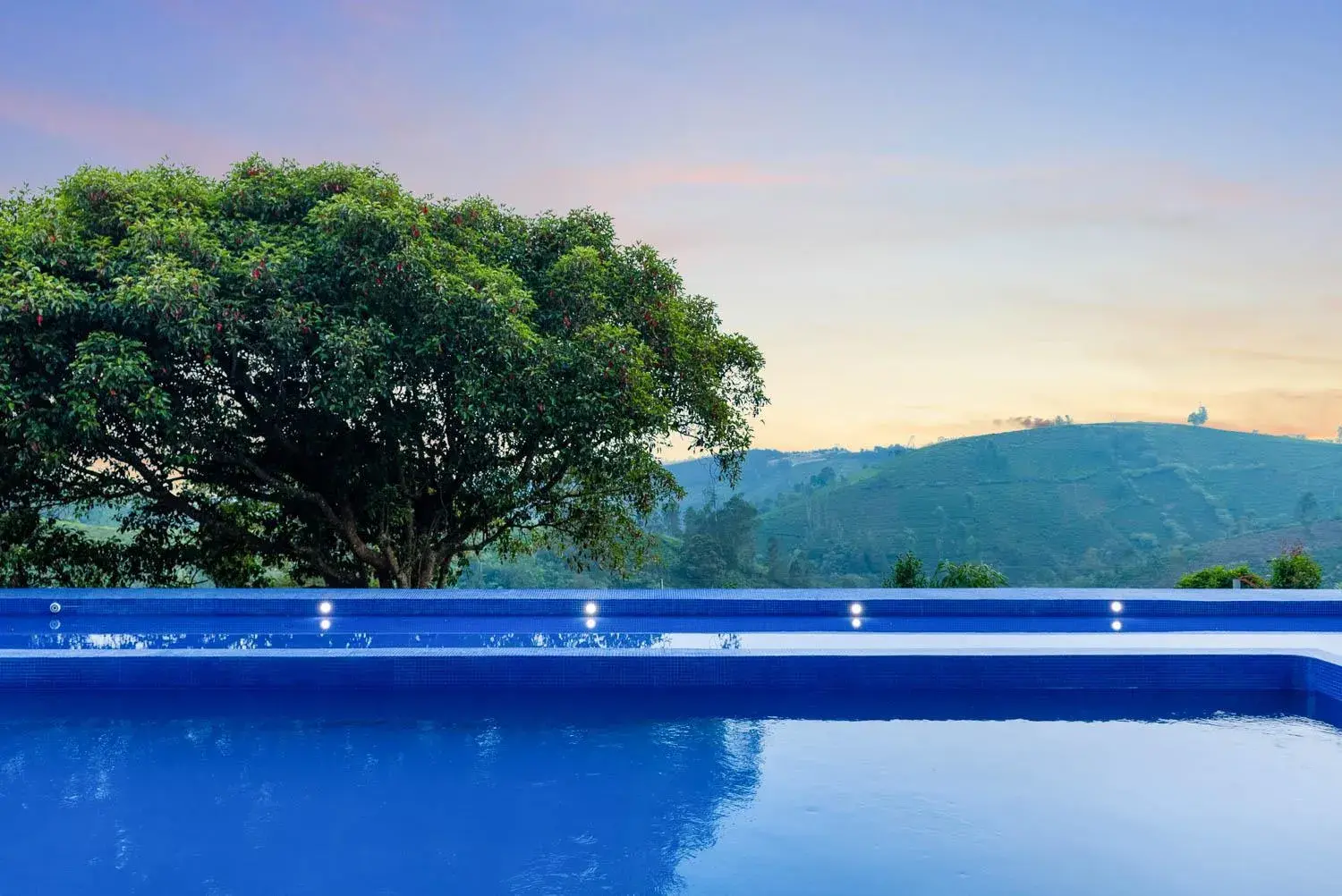 Swimming pool in WelcomHeritage Ayatana Ooty Swimming pool in WelcomHeritage Ayatana Ooty