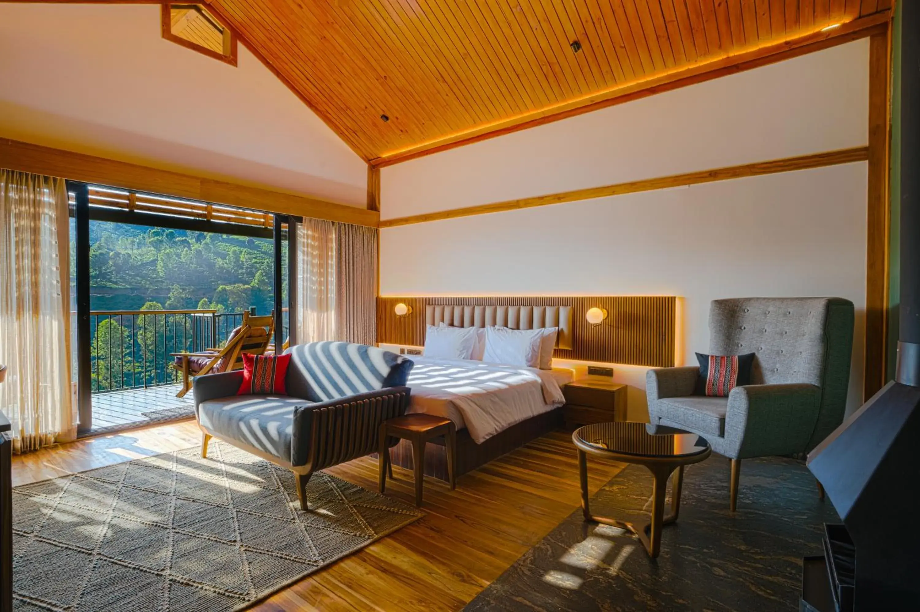 Bed in WelcomHeritage Ayatana Ooty Bed in WelcomHeritage Ayatana Ooty