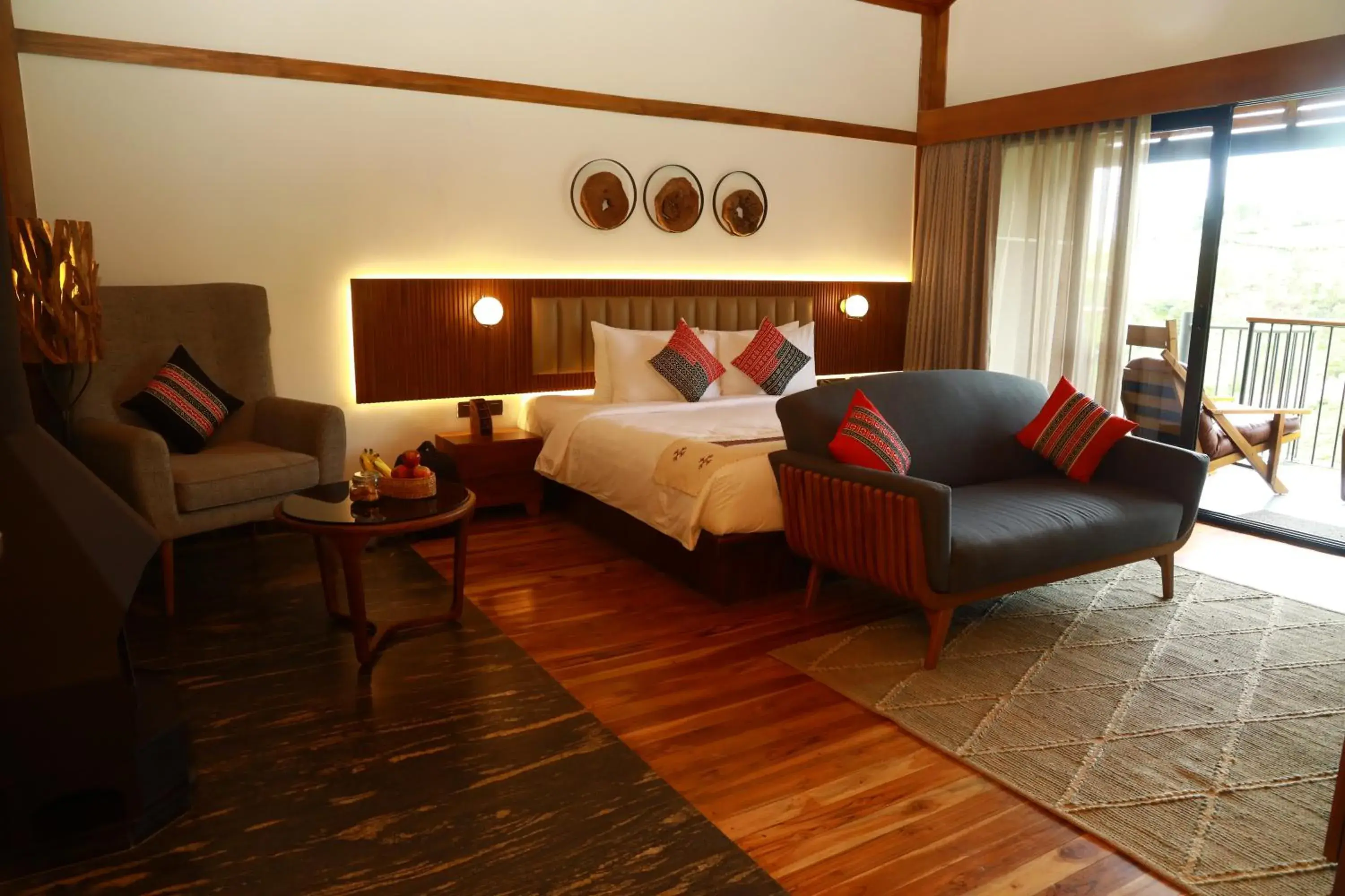 Bed in WelcomHeritage Ayatana Ooty Bed in WelcomHeritage Ayatana Ooty