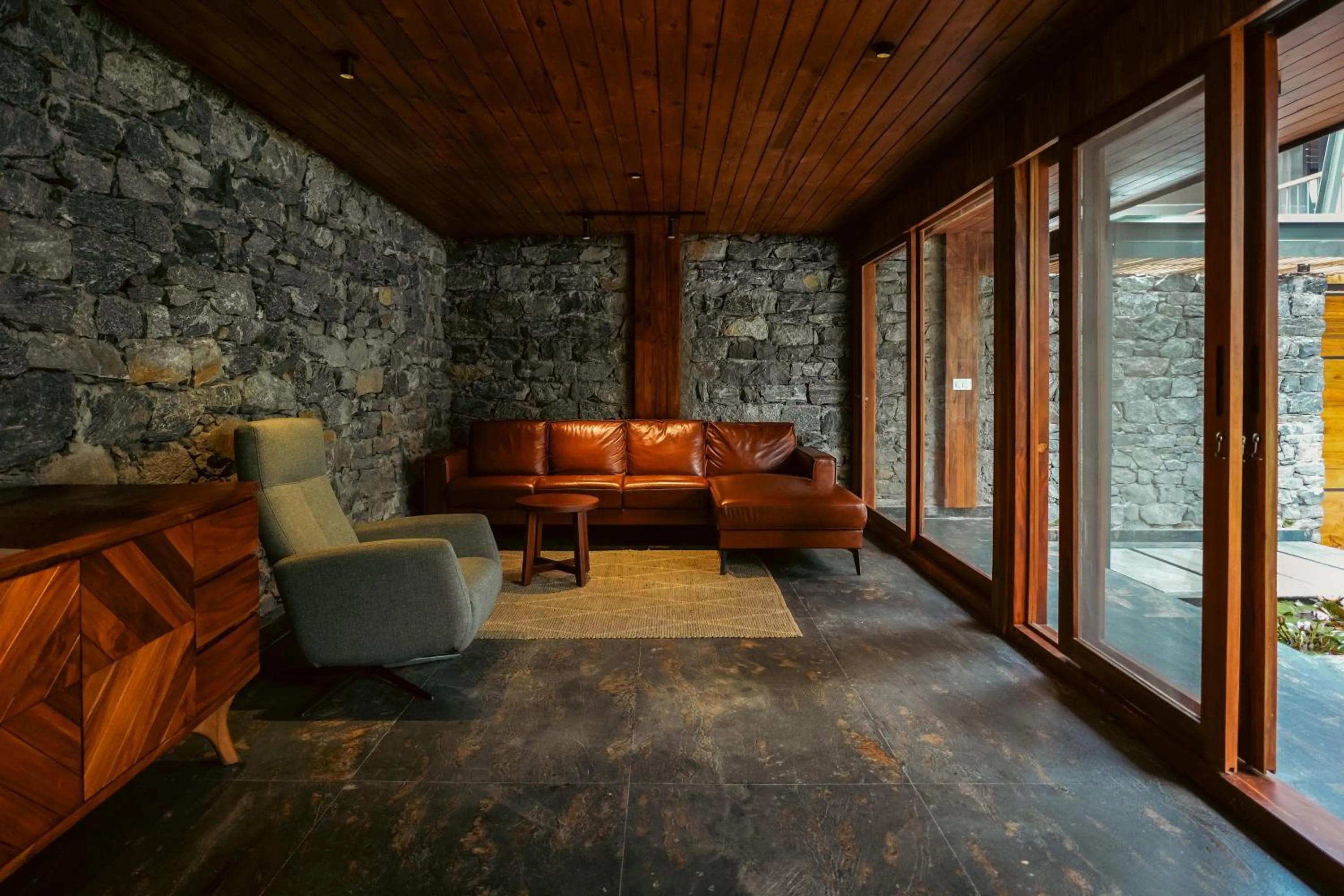 Living room in WelcomHeritage Ayatana Ooty