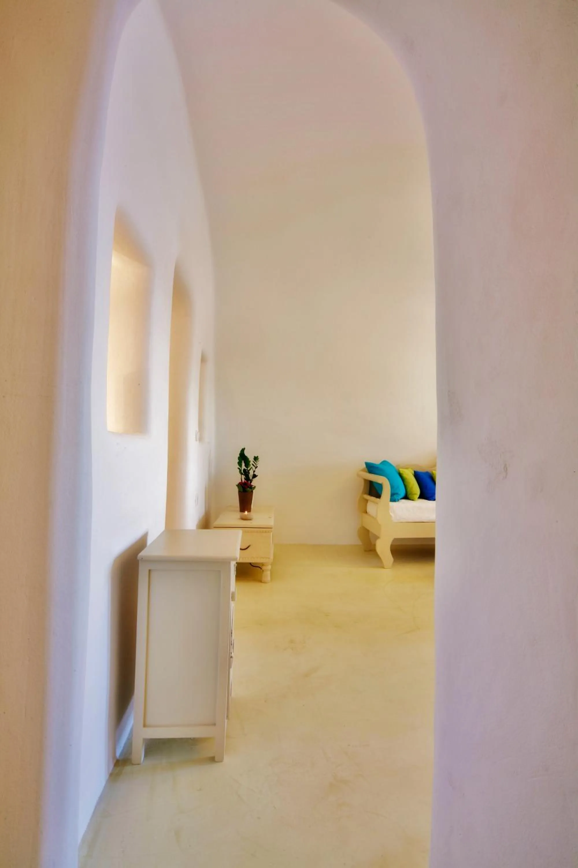 Living room in Chroma Suites