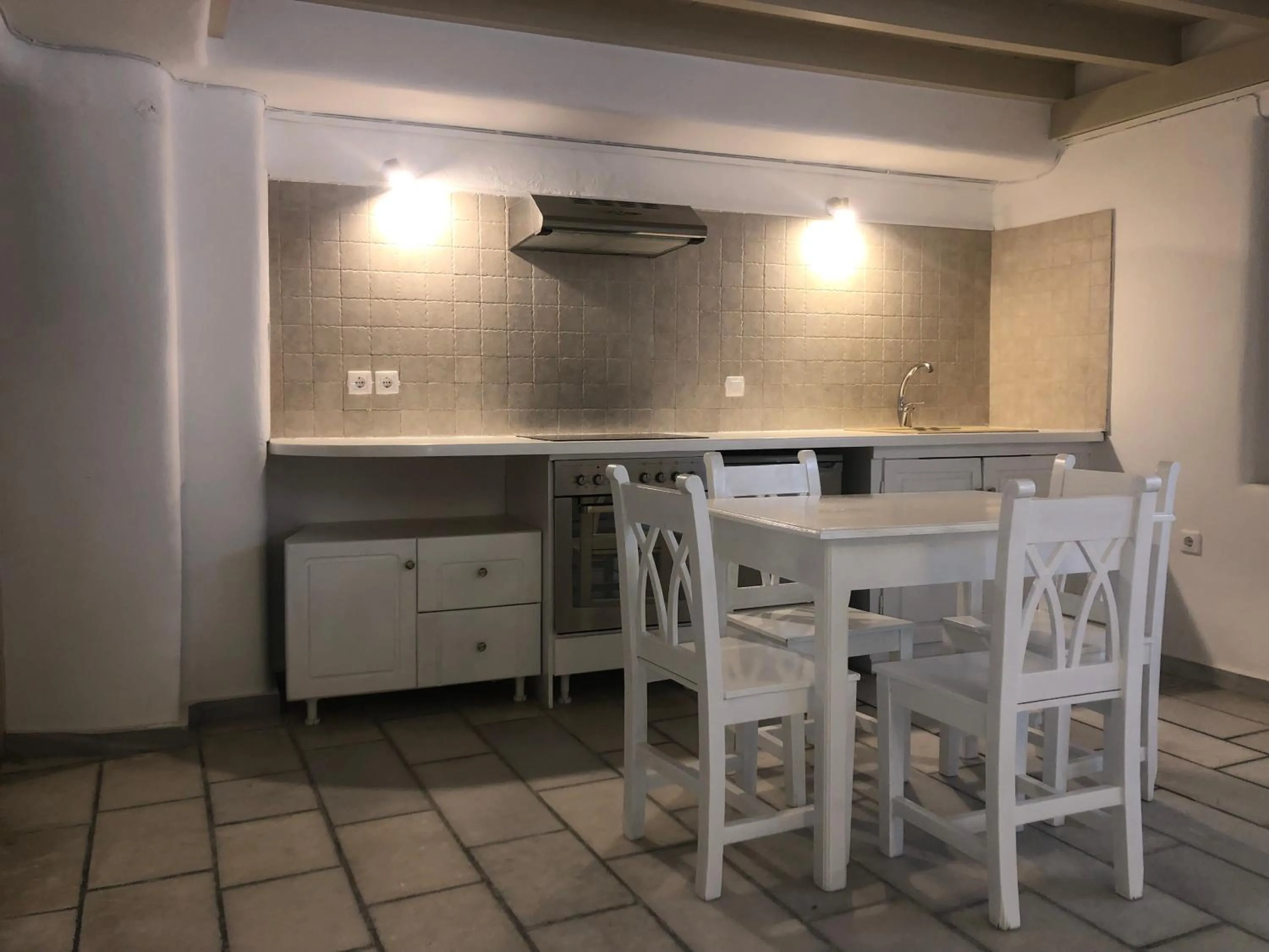 Seating area in Chroma Suites