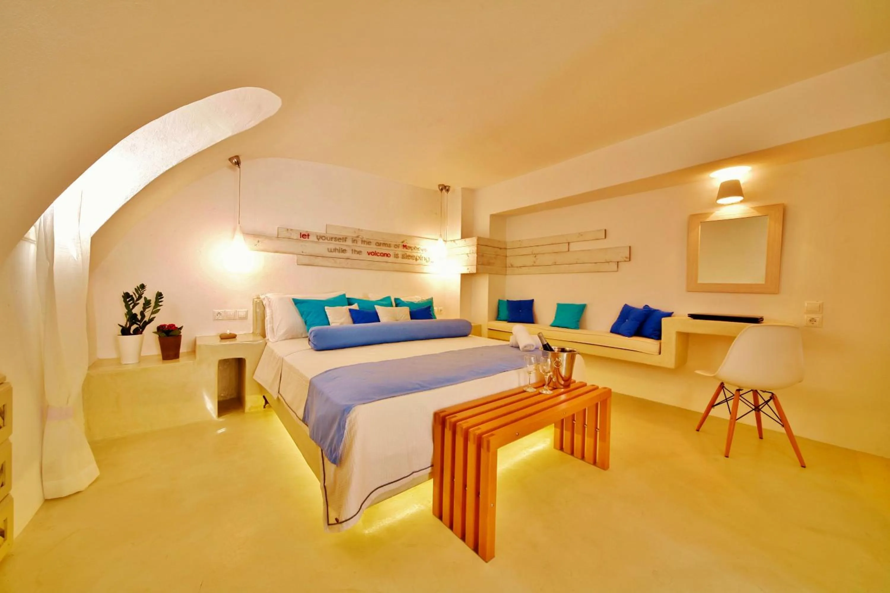 Bed in Chroma Suites