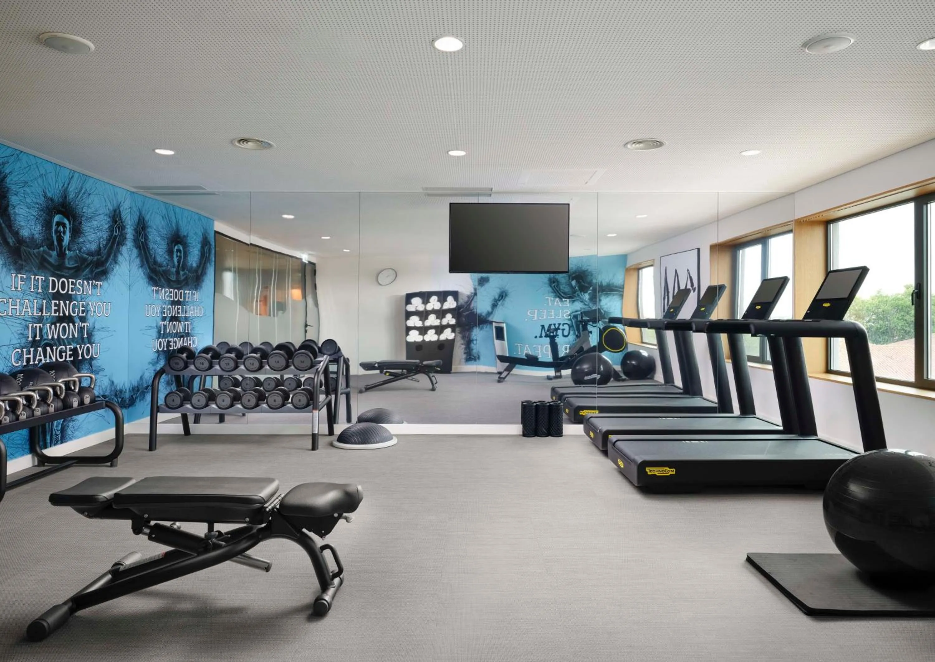 Fitness centre/facilities in Hilton Garden Inn Evora