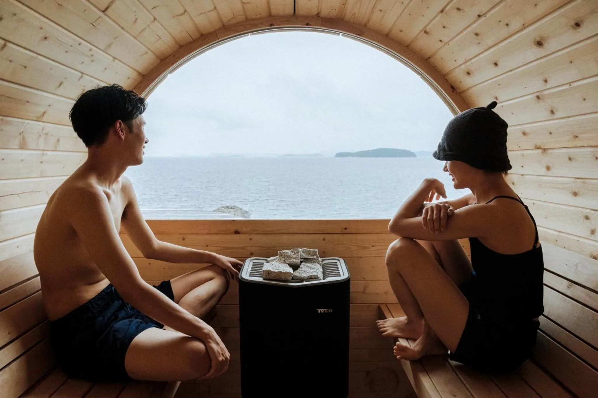 Sauna in DENIM HOSTEL float