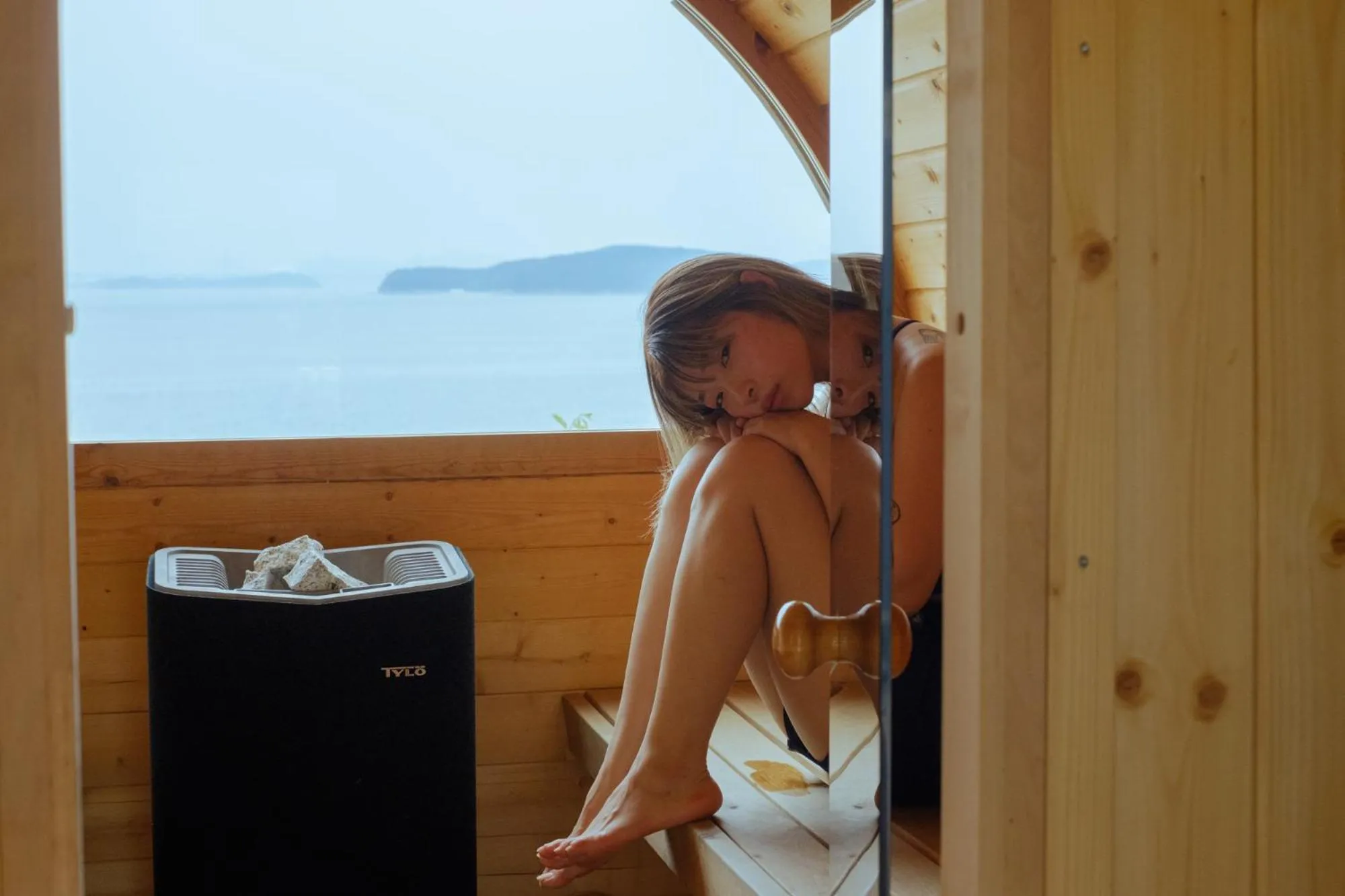 Sauna in DENIM HOSTEL float