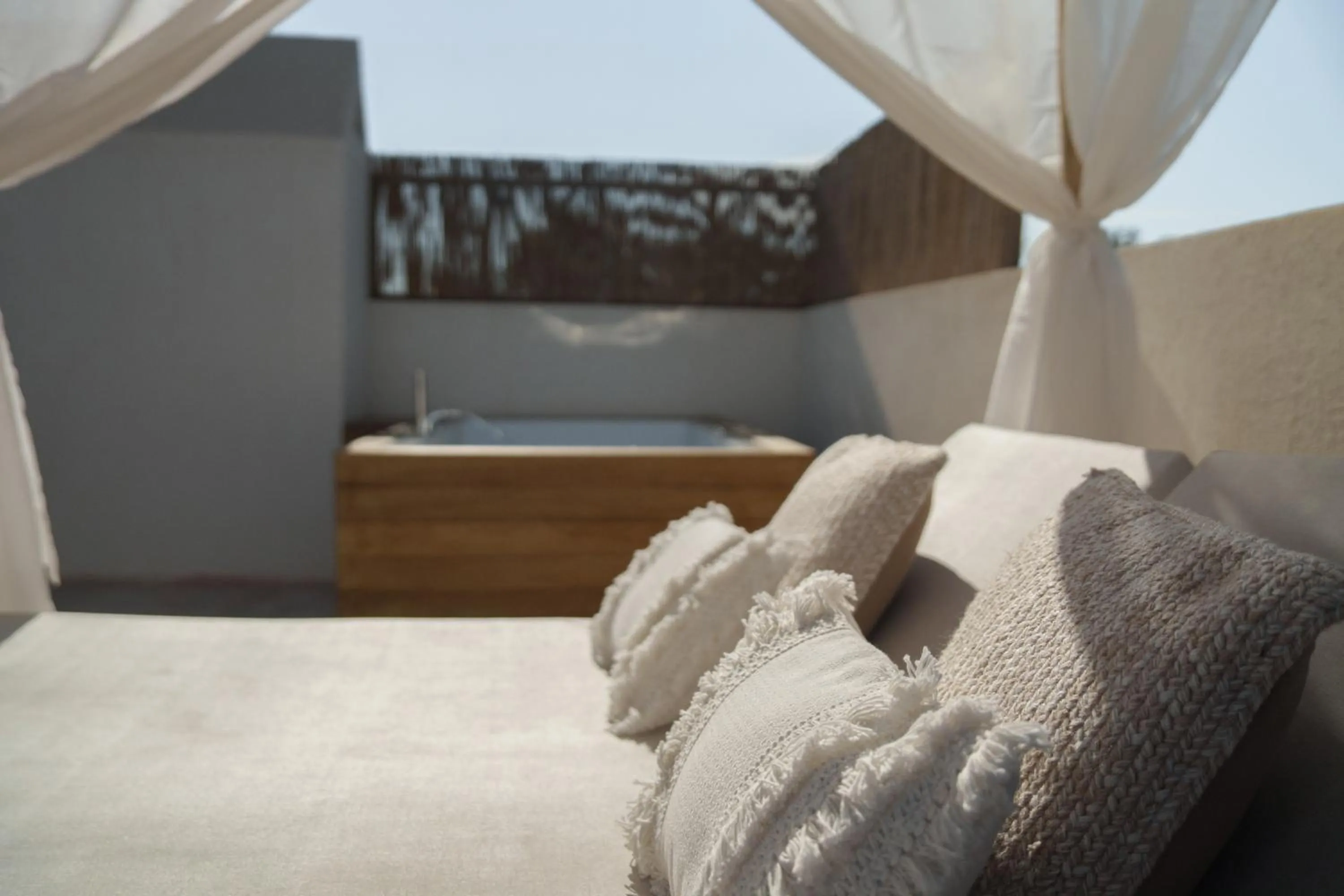 Solarium in Mar Suites Formentera by Universal Beach Hotels