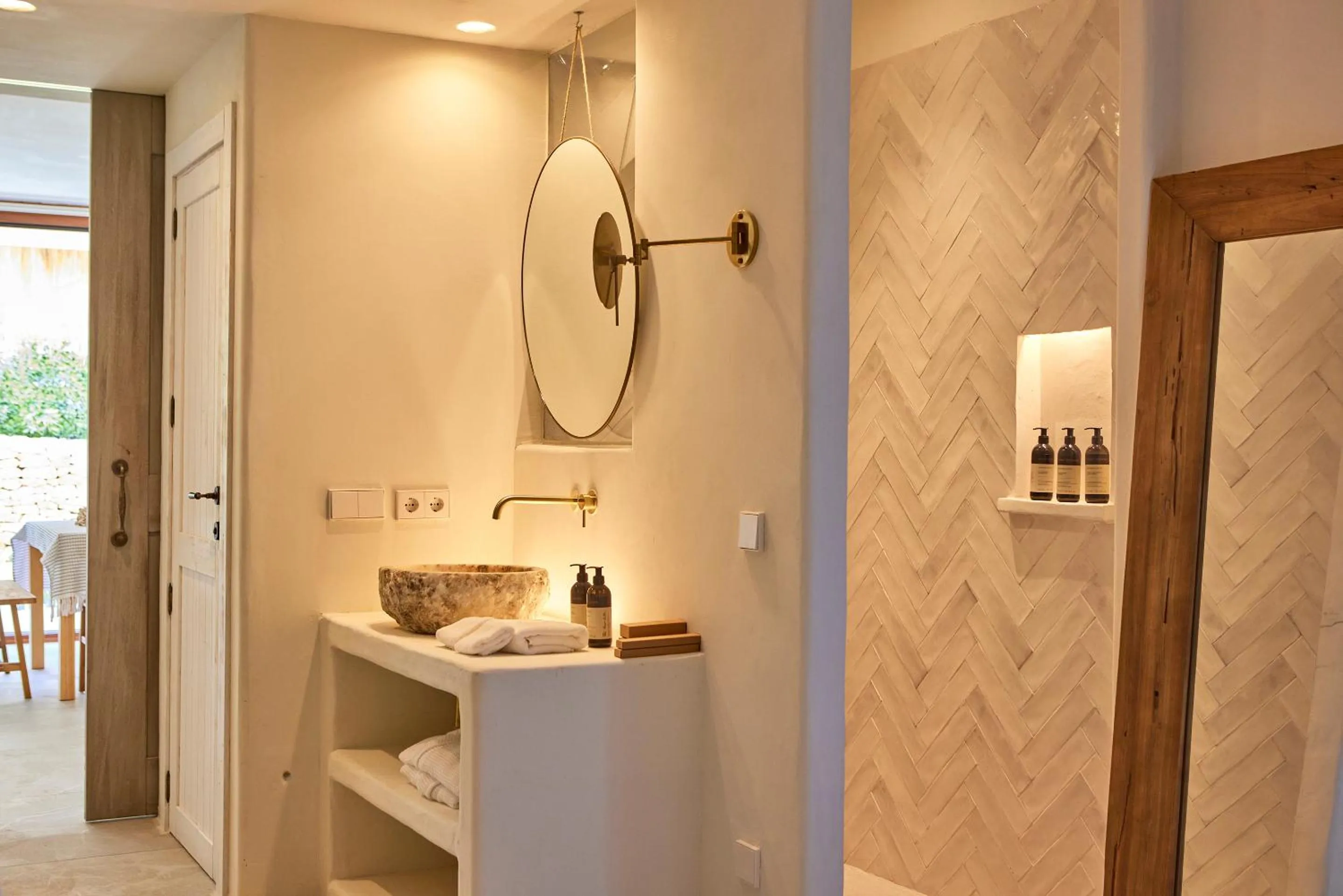 Bathroom in Mar Suites Formentera by Universal Beach Hotels