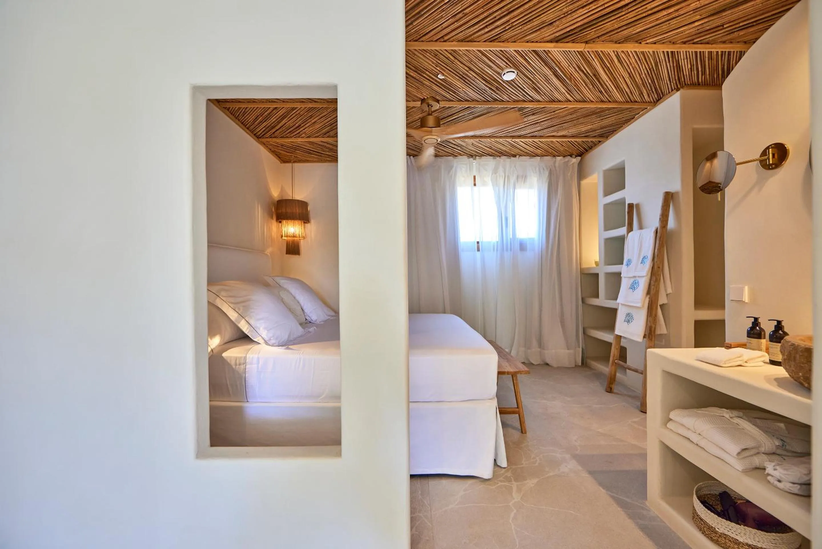 Photo of the whole room, Bed in Mar Suites Formentera by Universal Beach Hotels