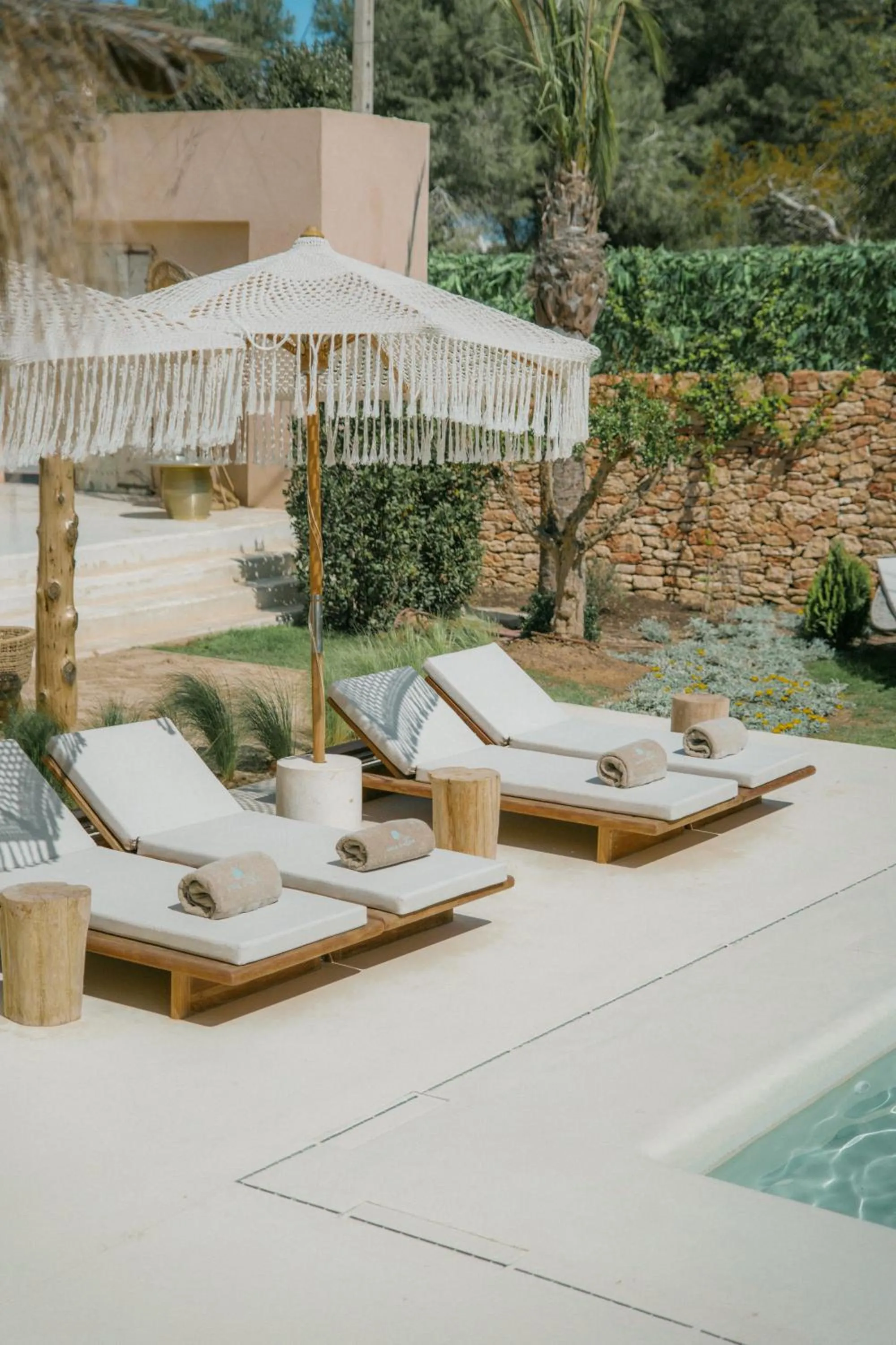 Solarium in Mar Suites Formentera by Universal Beach Hotels