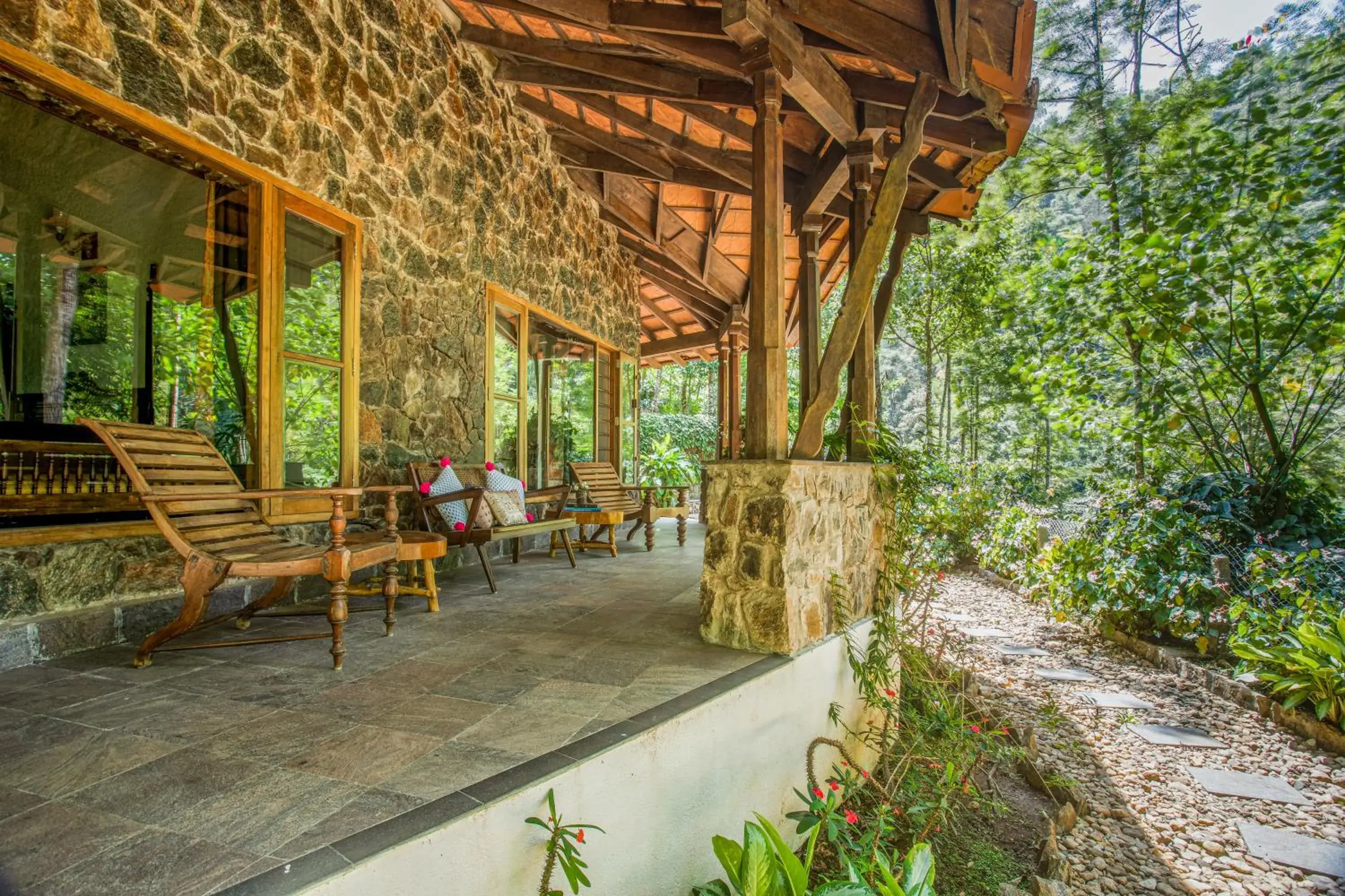 Queen Room with Garden View in Villa Urvinkhan Resorts Chikmagalur Queen Room with Garden View in Villa Urvinkhan Resorts Chikmagalur