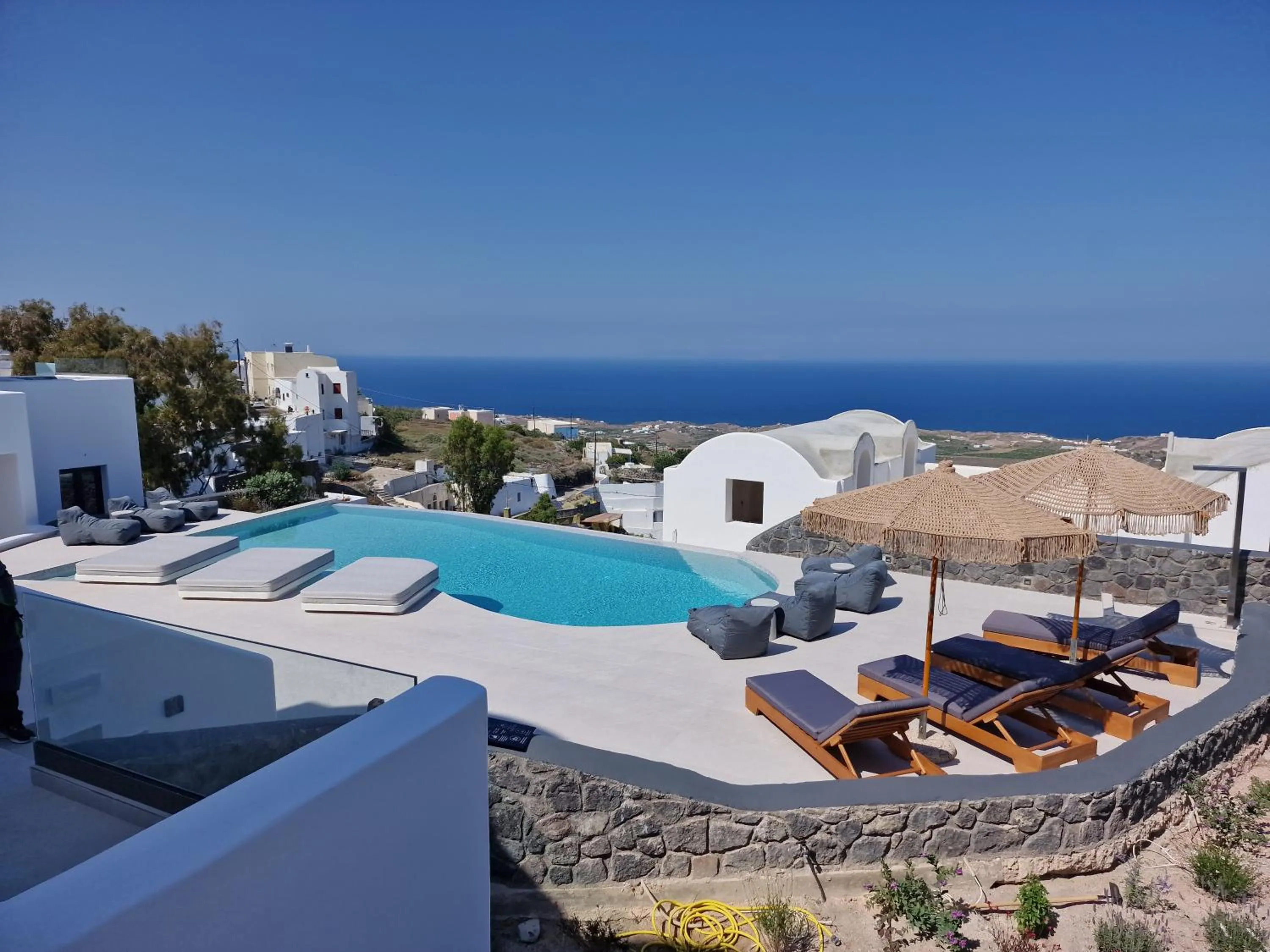 Patio in Cuore Santo Suites