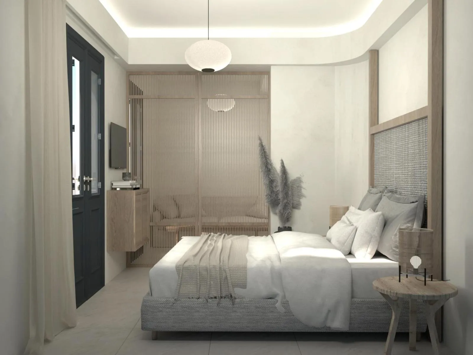 Bed in Cuore Santo Suites