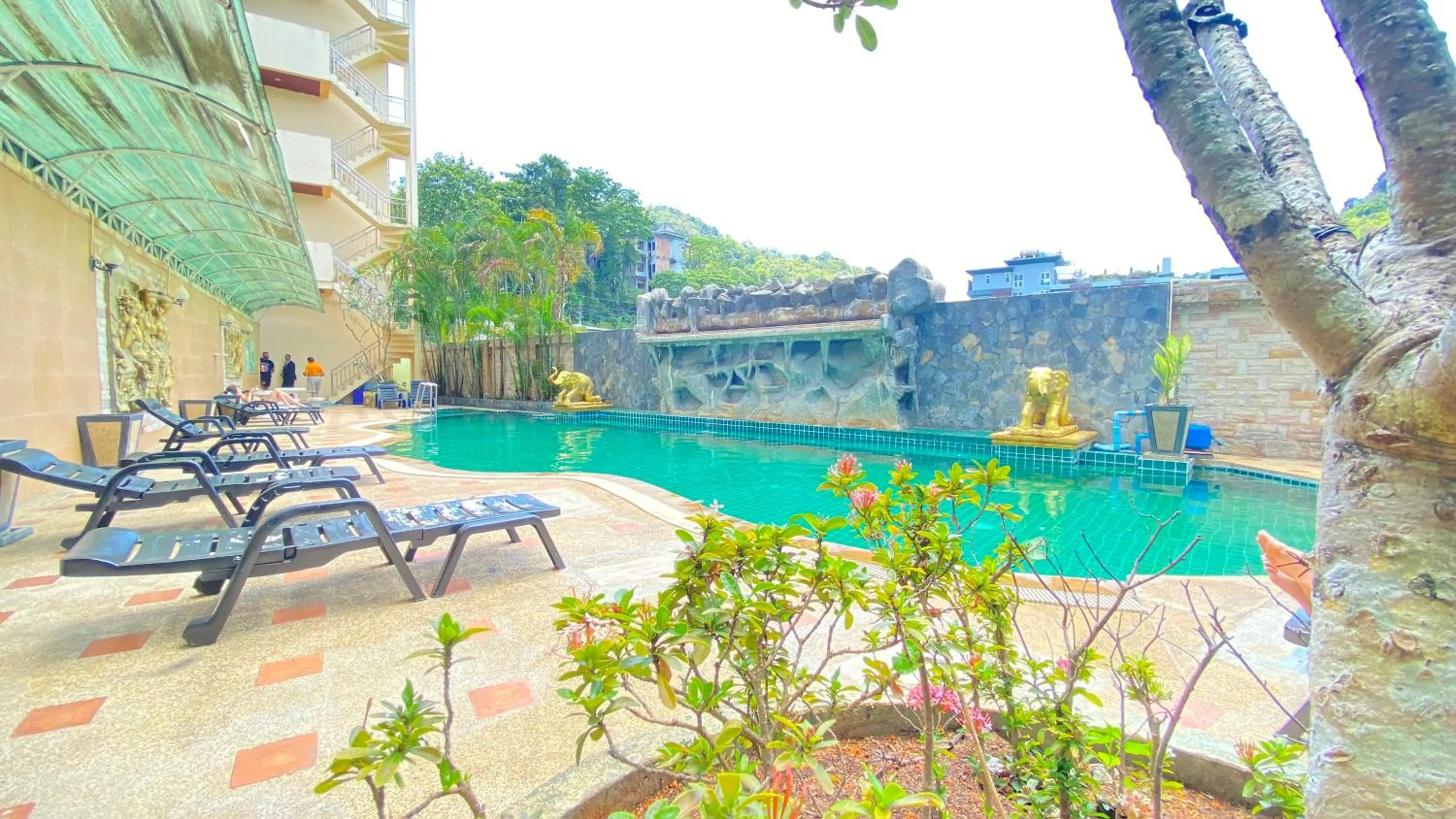 Pool view in SM Patong Resort