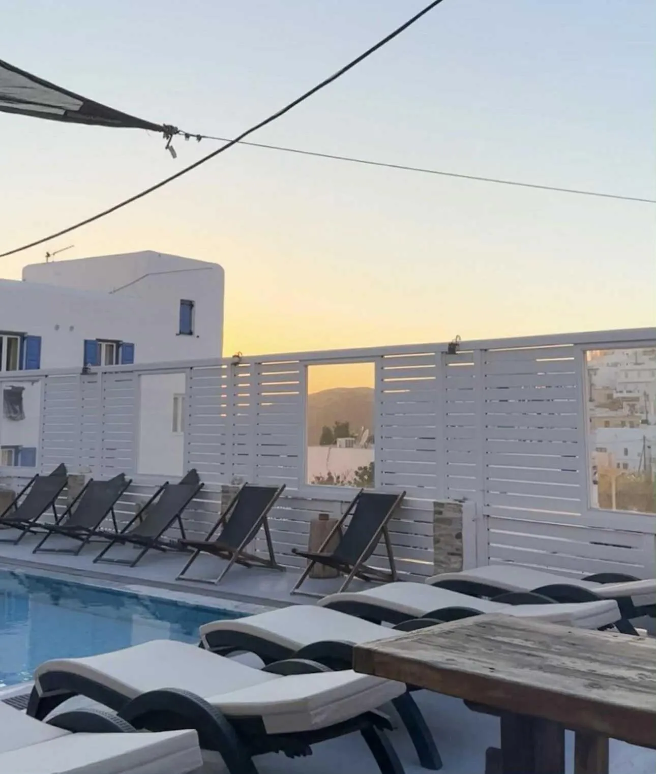 Swimming pool in Markos Village Pension