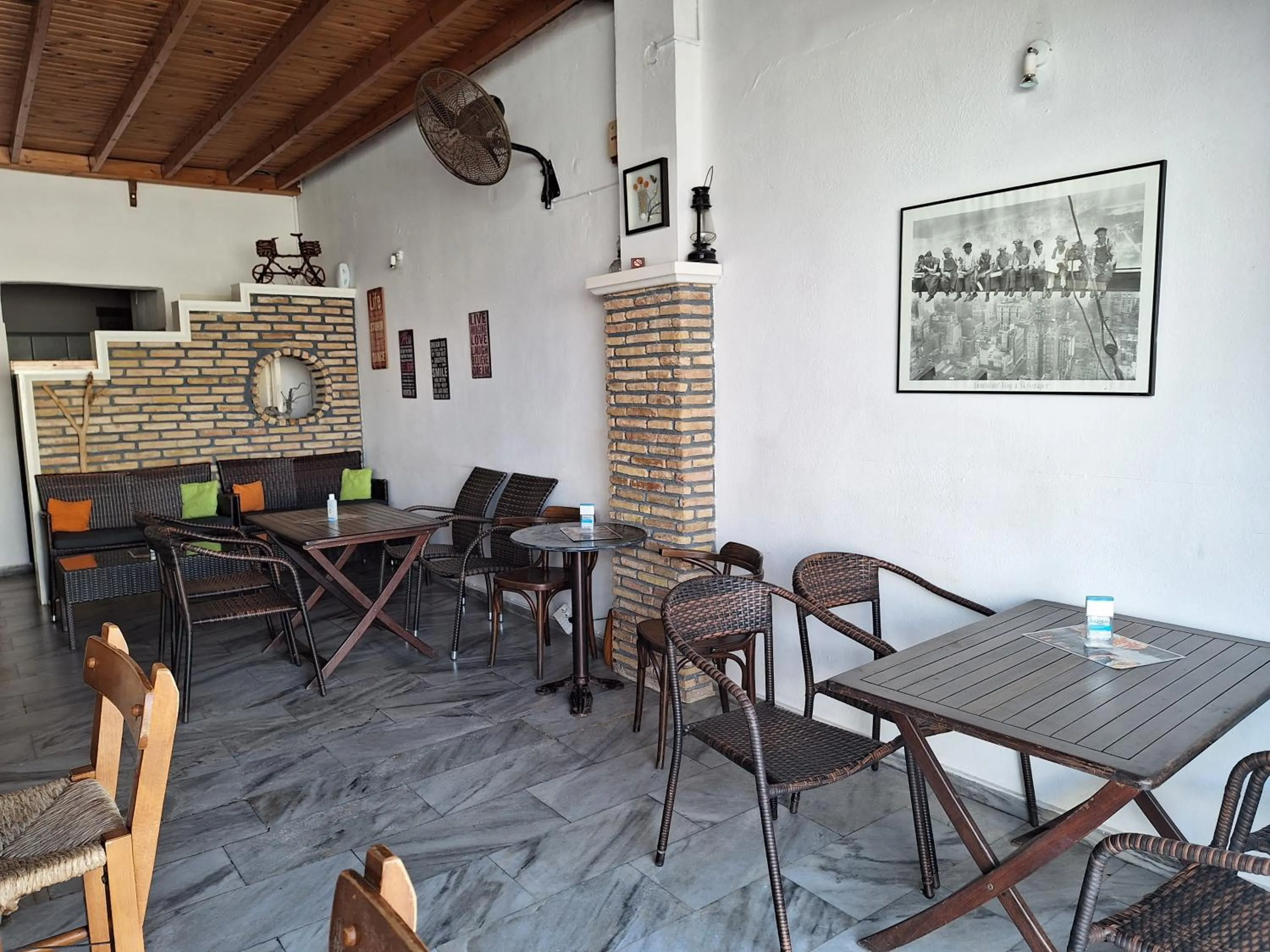 Dining area in Markos Village Pension