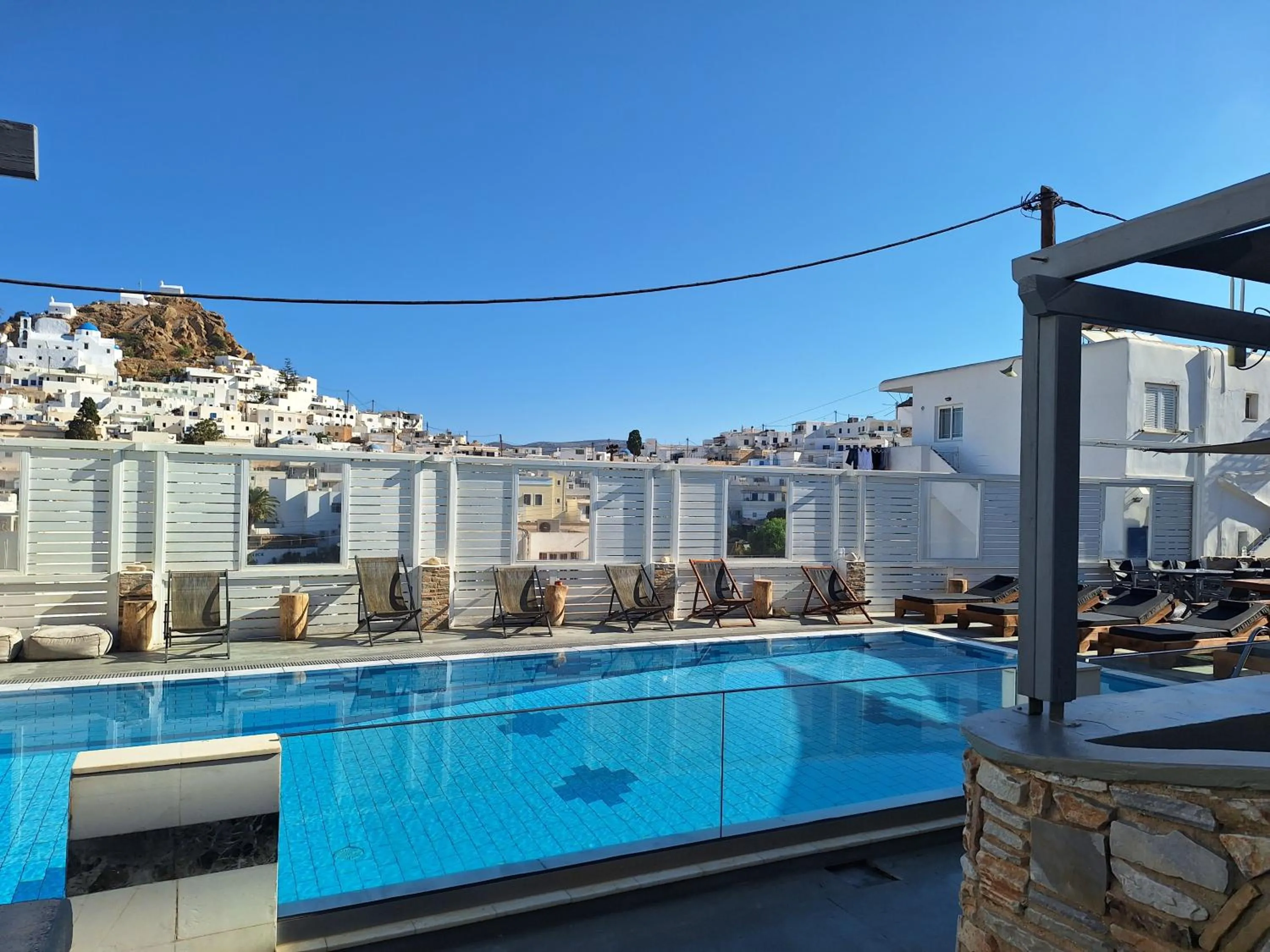 Swimming pool in Markos Village Pension