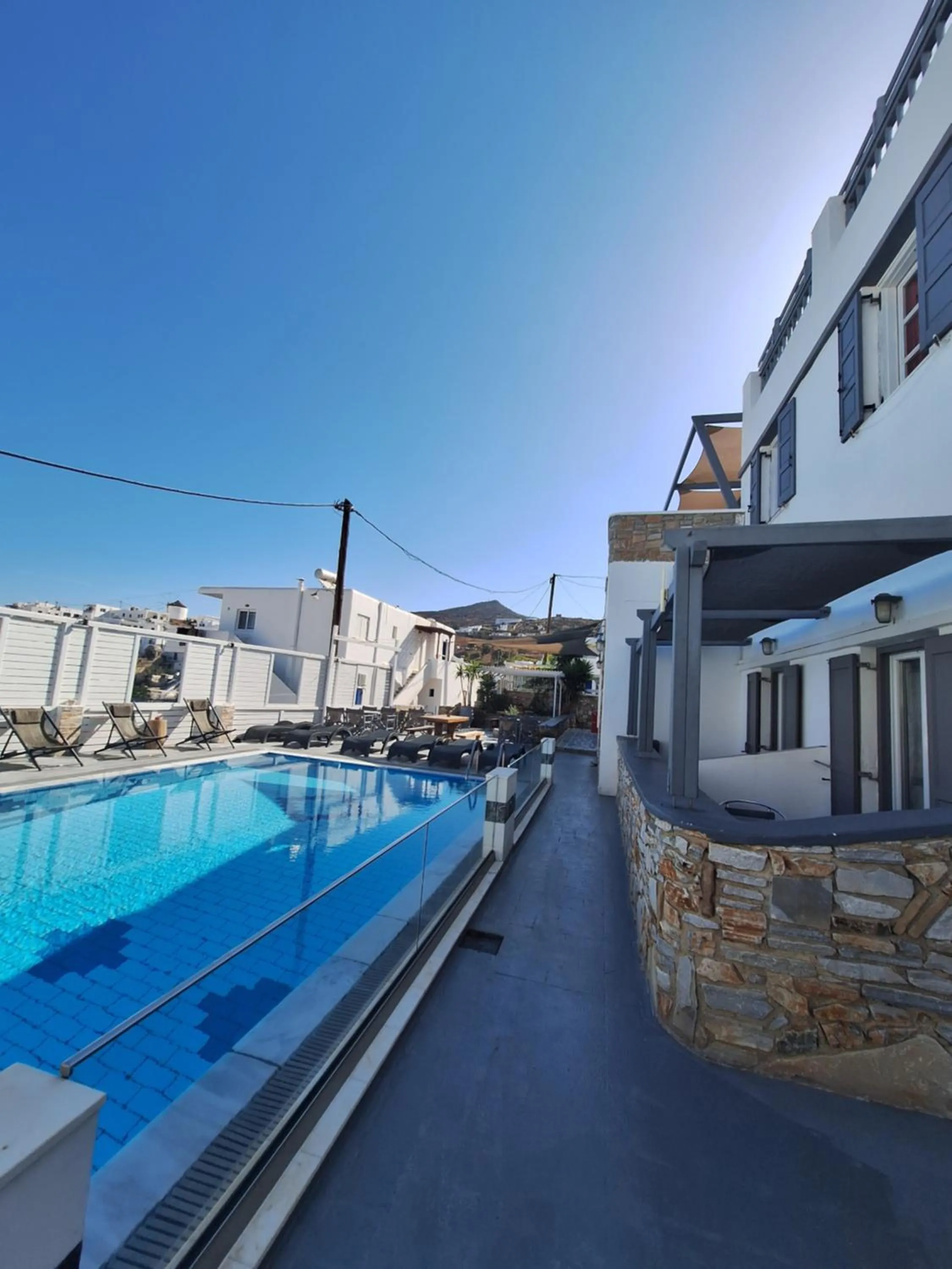 Swimming pool in Markos Village Pension