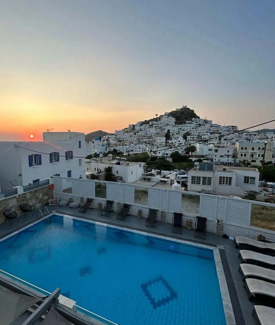 Sunset in Markos Village Pension