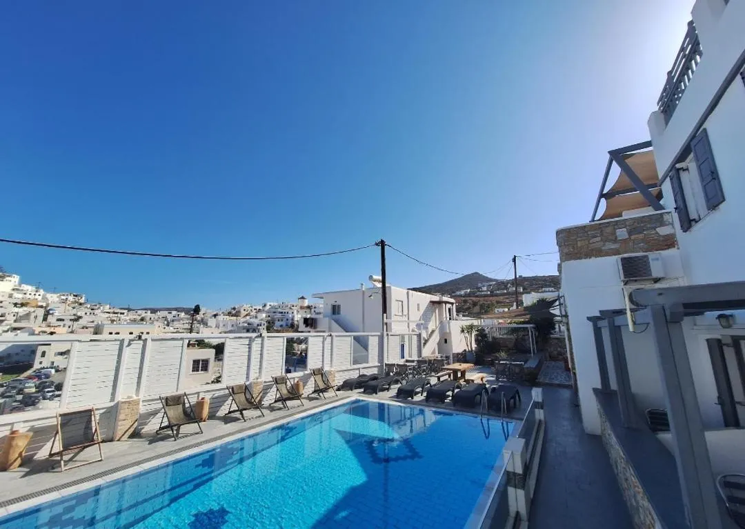 Swimming pool in Markos Village Pension
