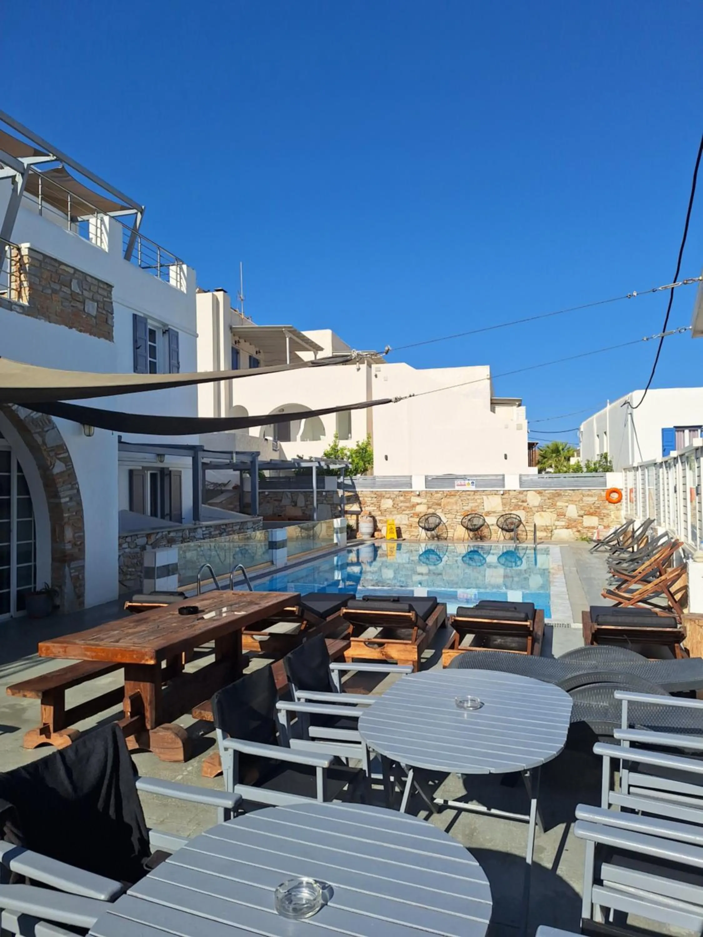 sunbed in Markos Village Pension
