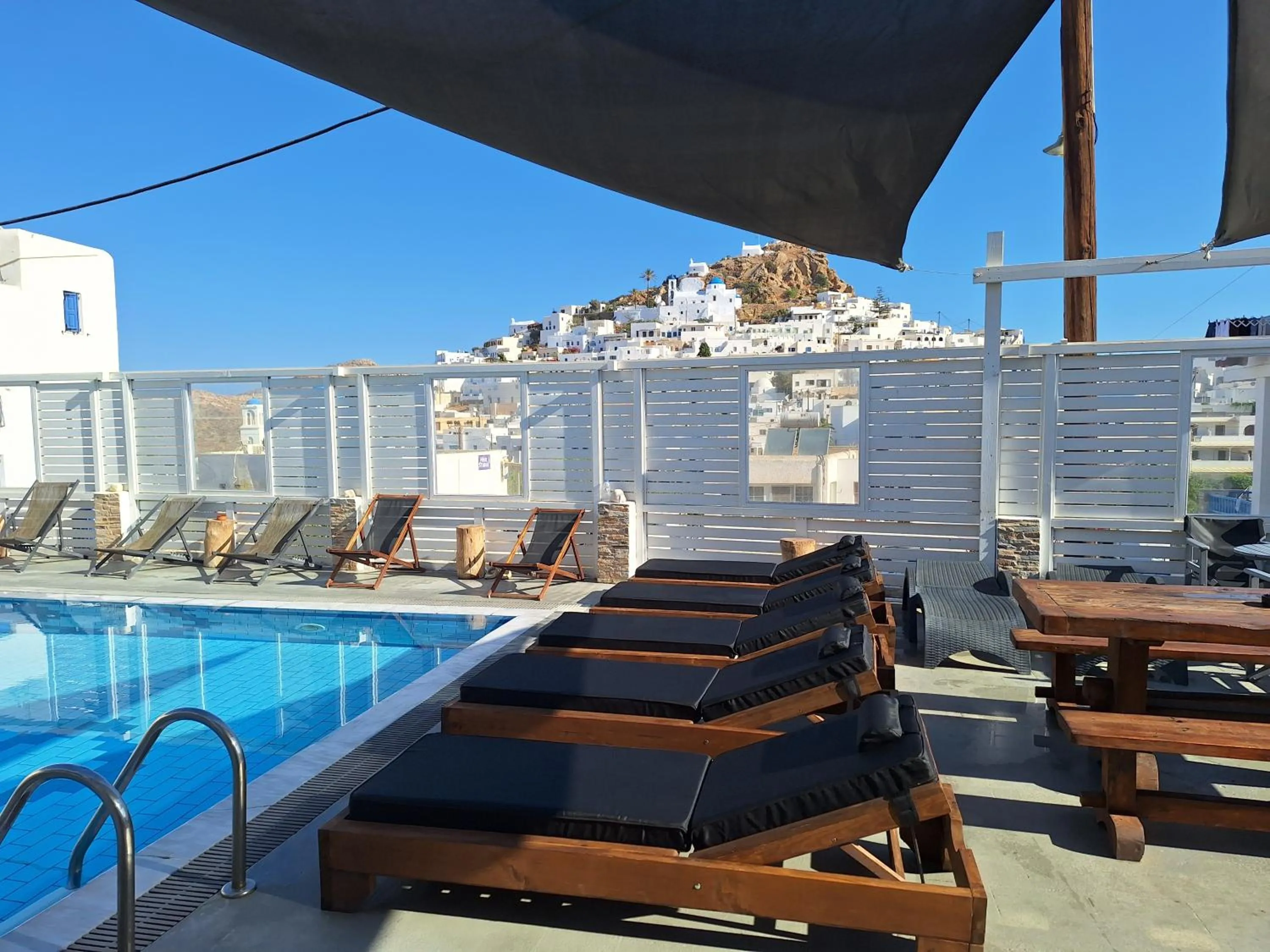 Swimming pool in Markos Village Pension