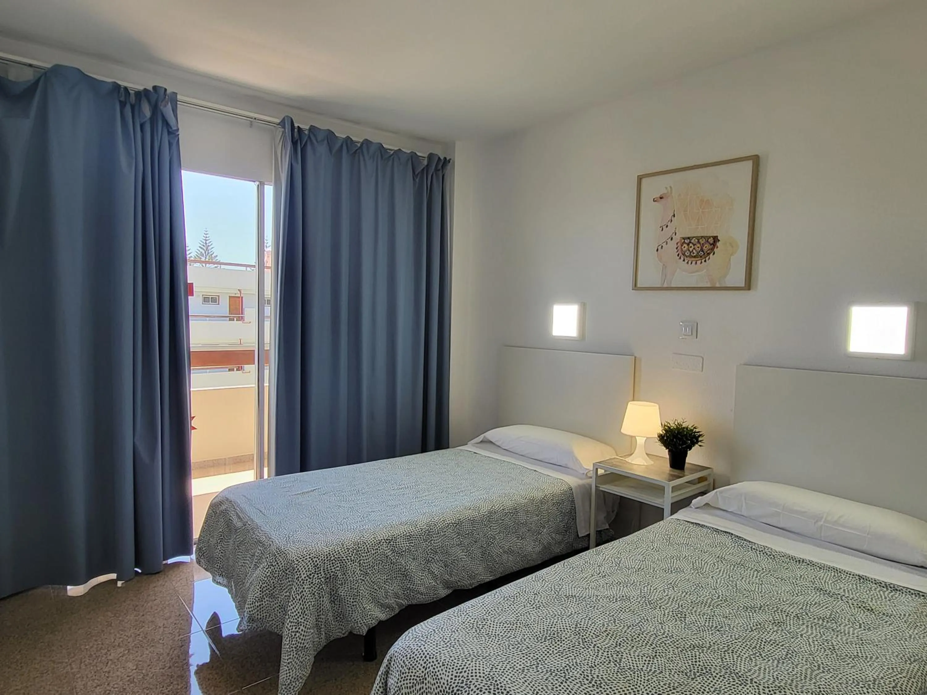 Bedroom, Bed in Las Camelias Apartments