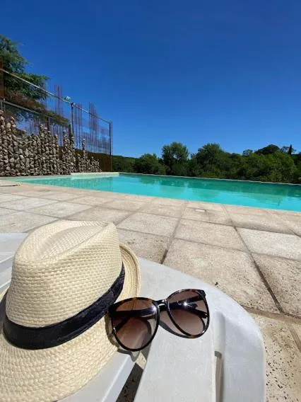 Pool view in Carod Espacio Serrano