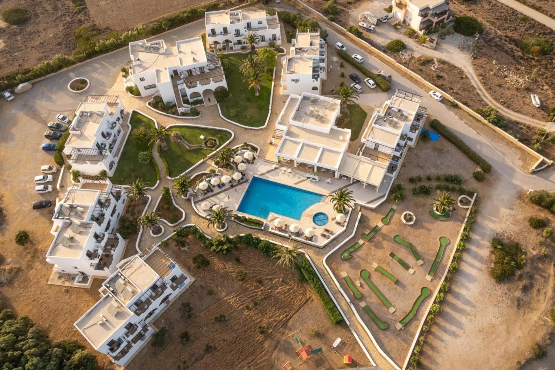 Bird's eye view in Irini Hotel