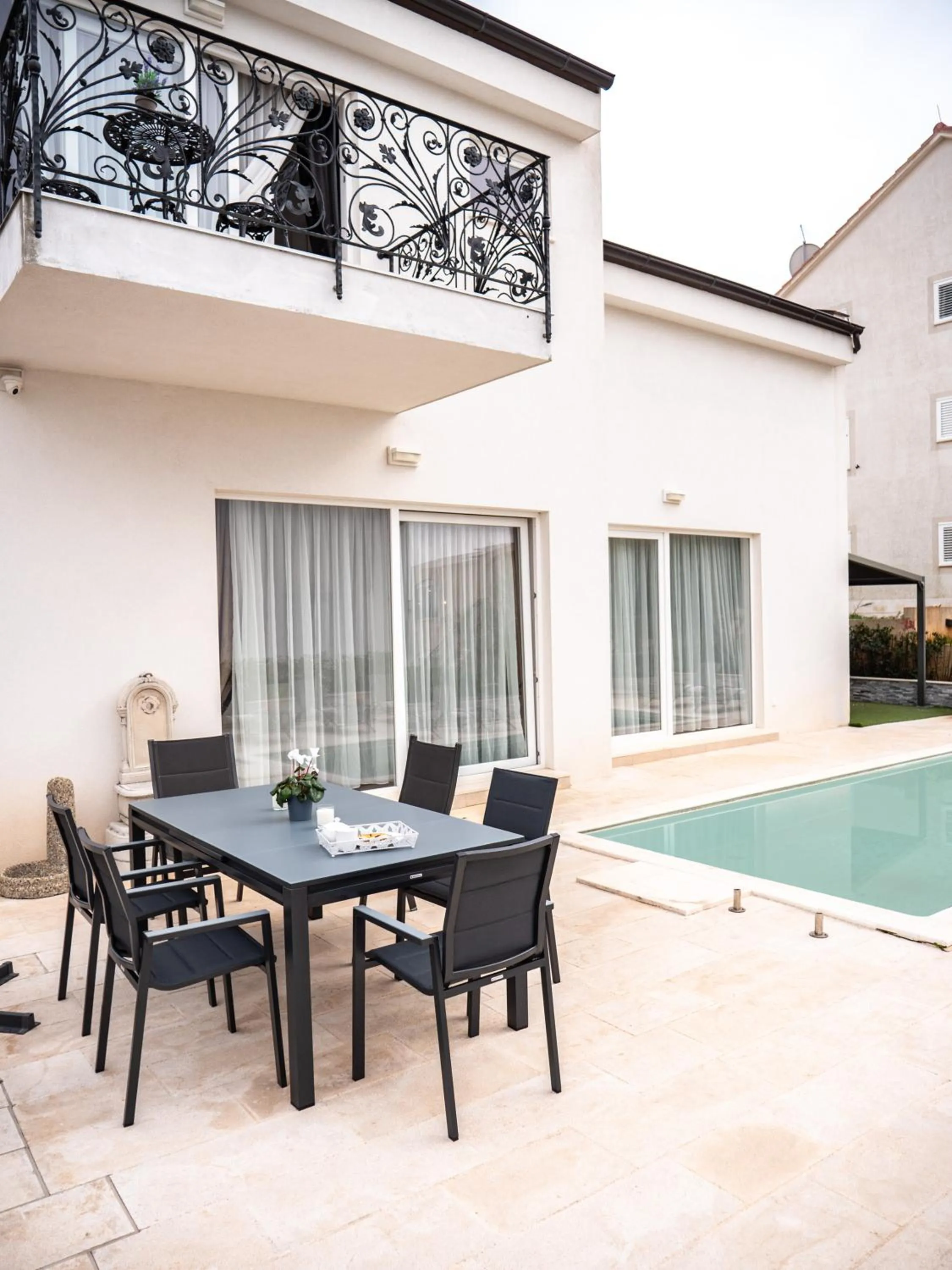 Property building in Elegant Hvar town villa with pool