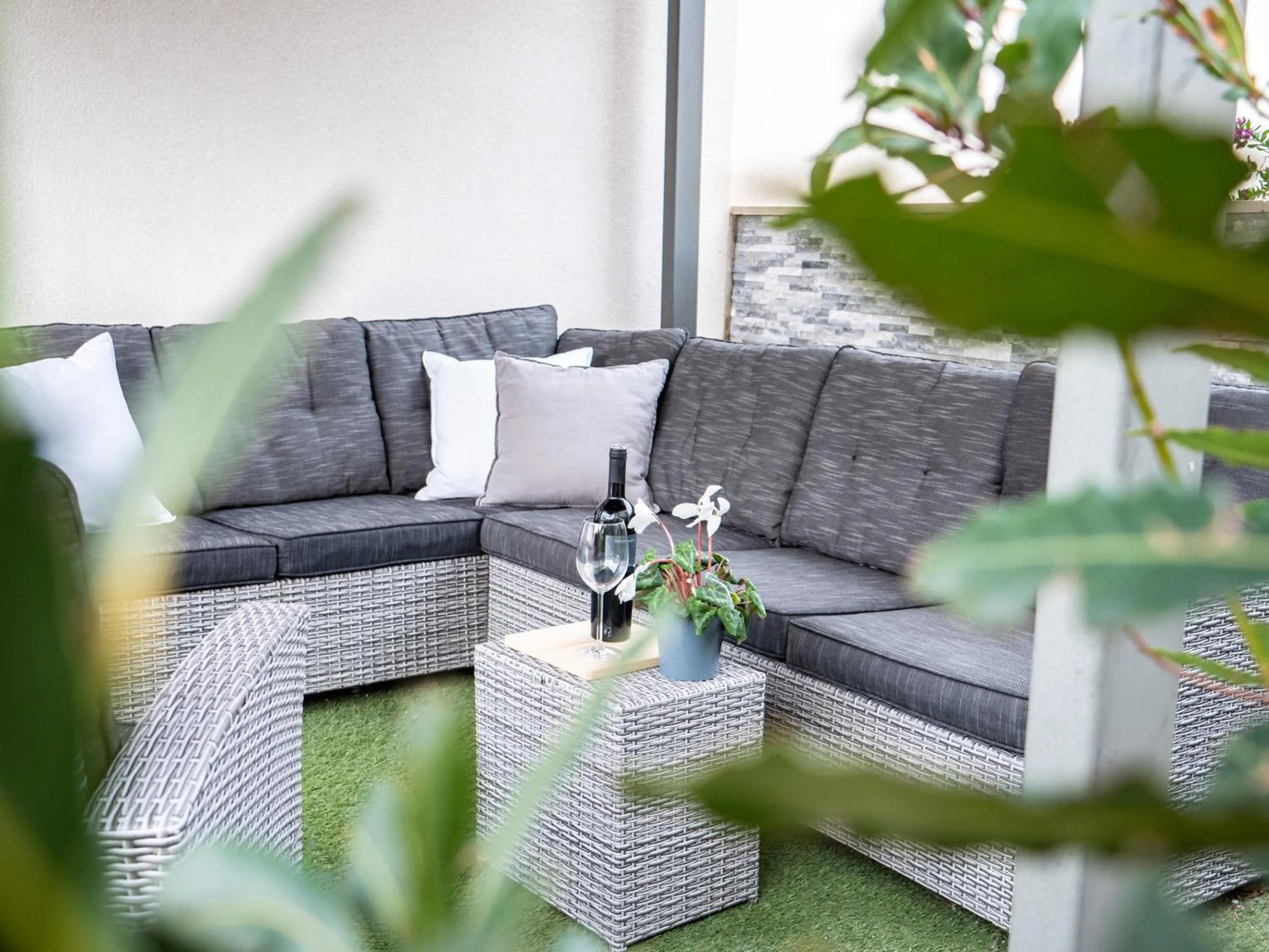 Decorative detail in Elegant Hvar town villa with pool