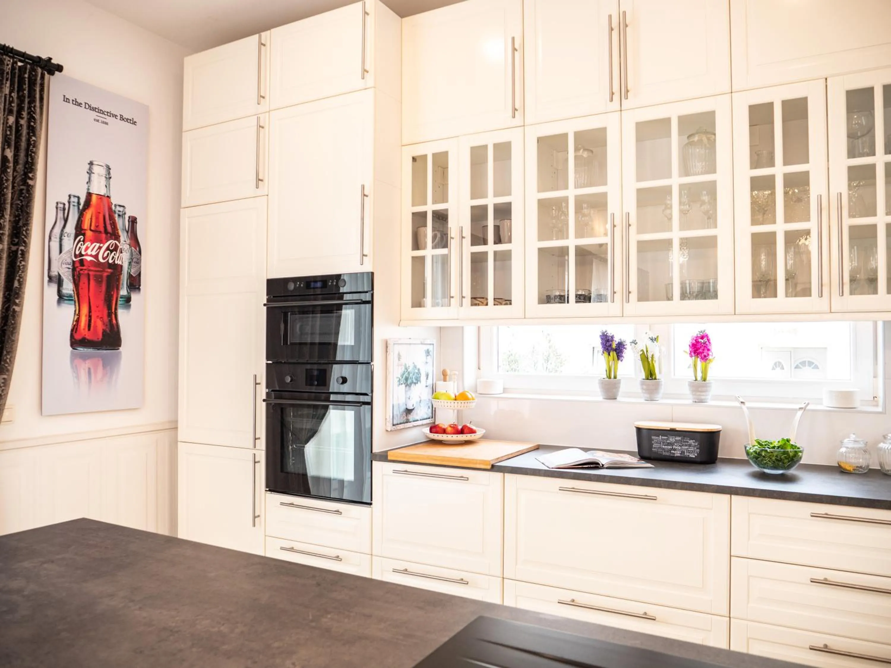 Kitchen or kitchenette in Elegant Hvar town villa with pool
