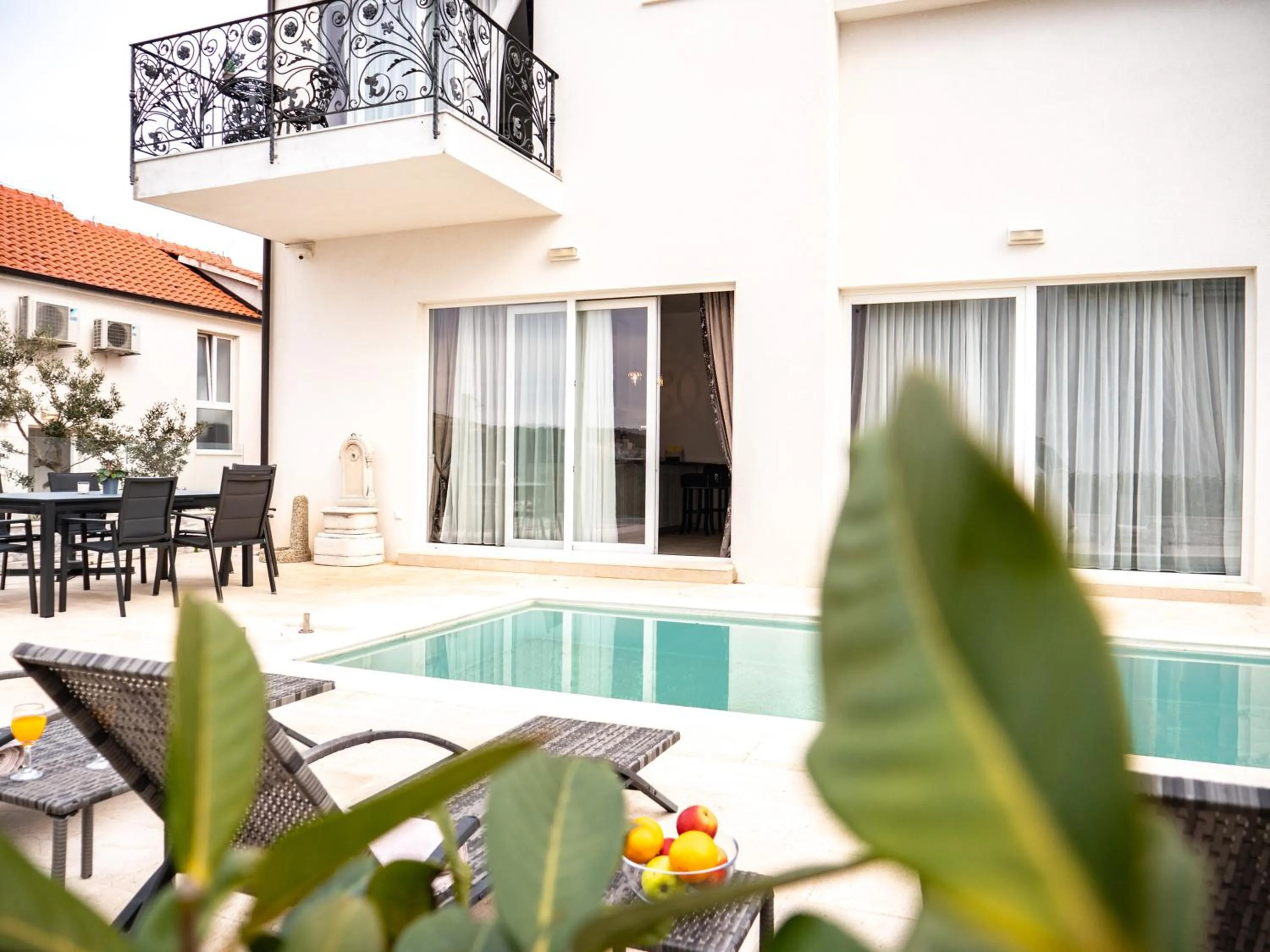 Property building in Elegant Hvar town villa with pool