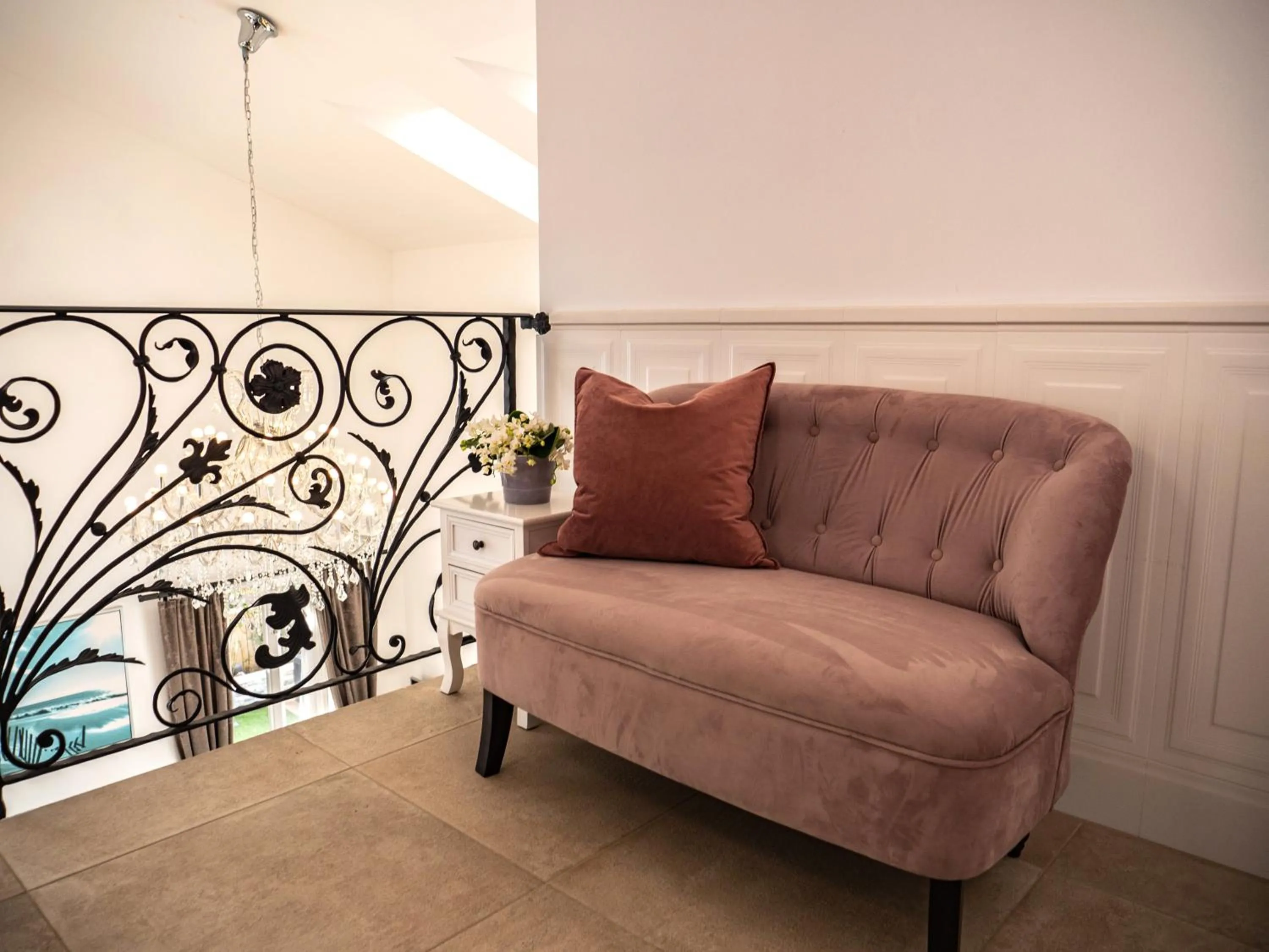 Seating area in Elegant Hvar town villa with pool