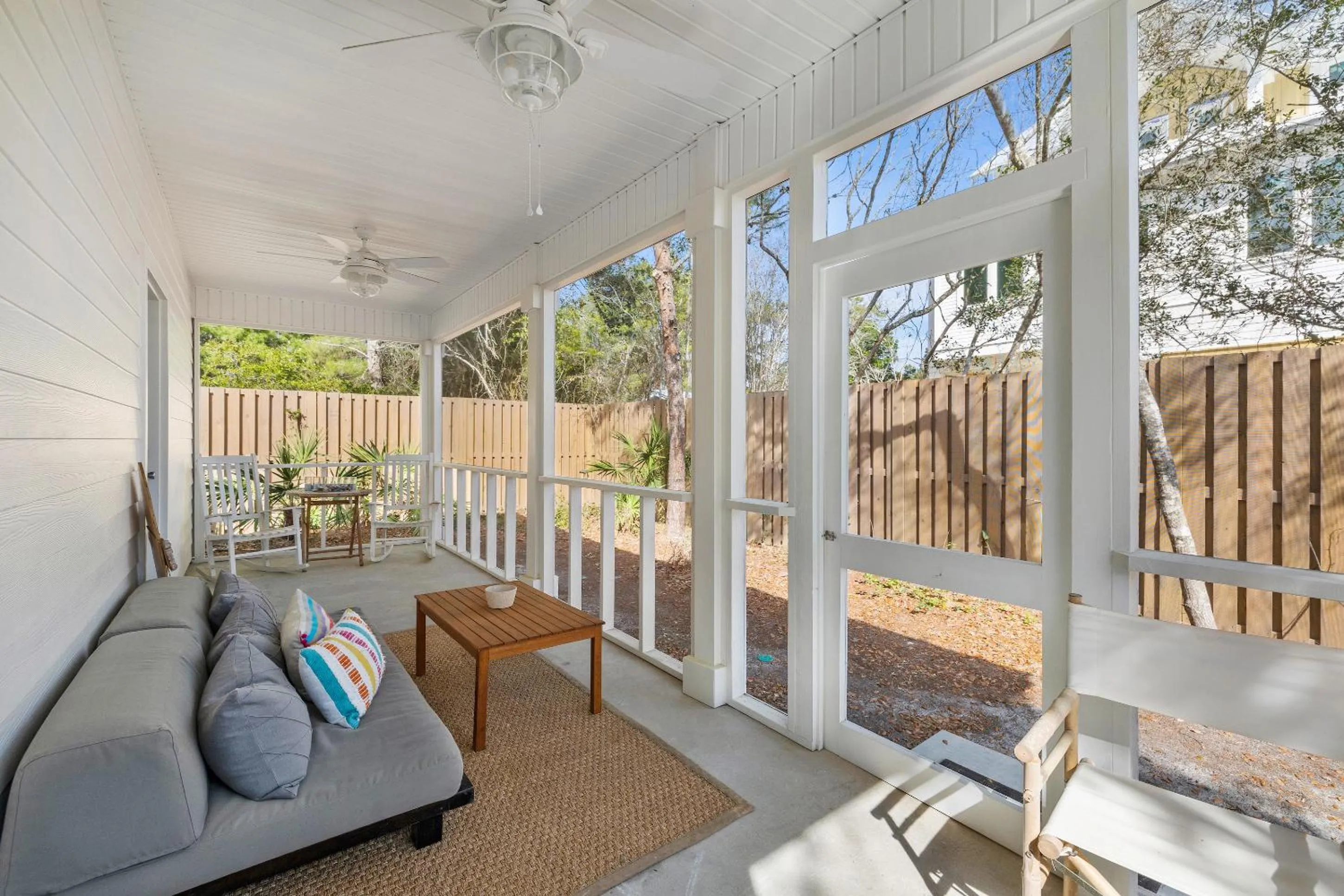 Patio in 30A Beach House - Coconut Cottage by Panhandle Getaways