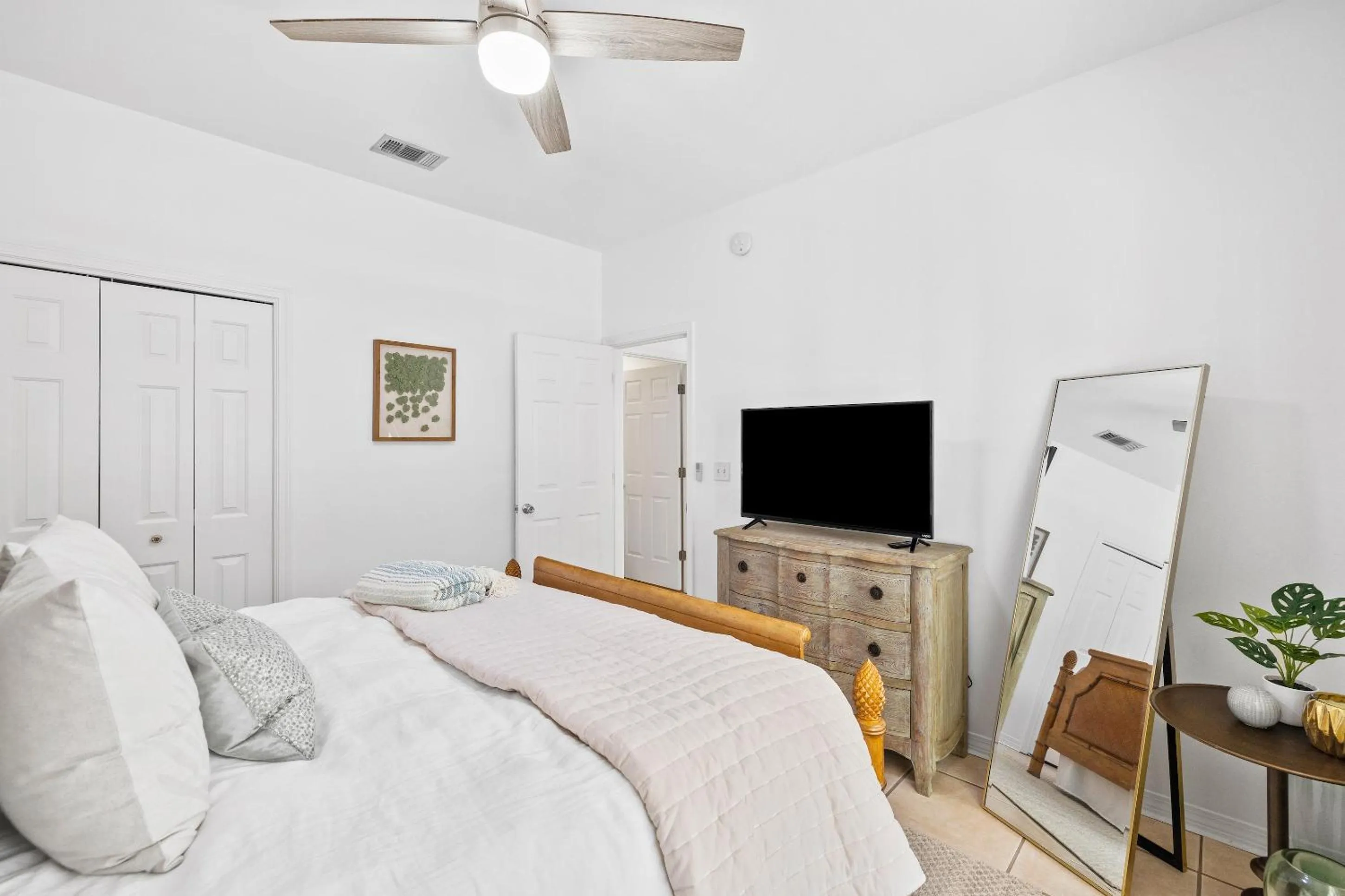Bed in 30A Beach House - Coconut Cottage by Panhandle Getaways