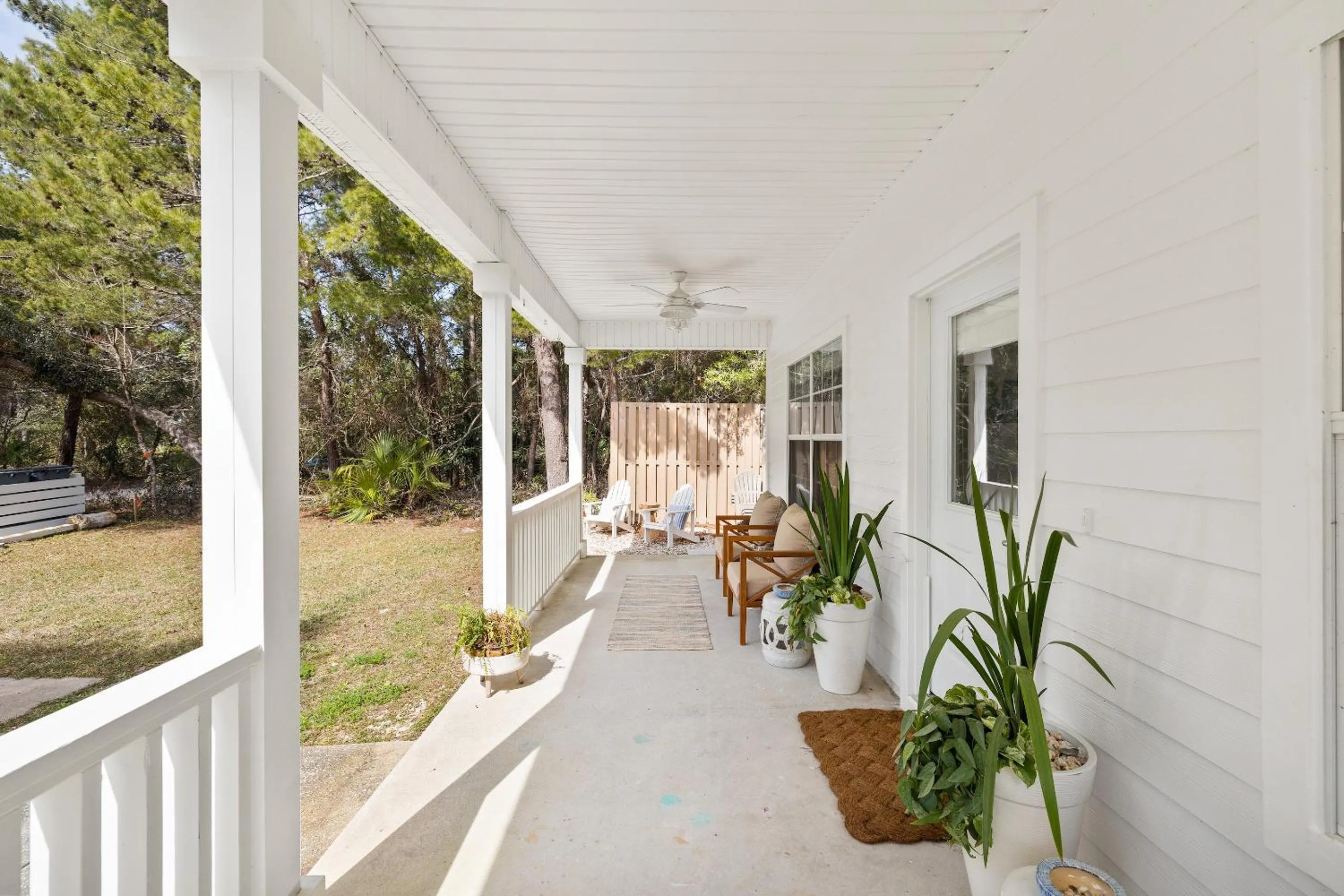 Patio in 30A Beach House - Coconut Cottage by Panhandle Getaways