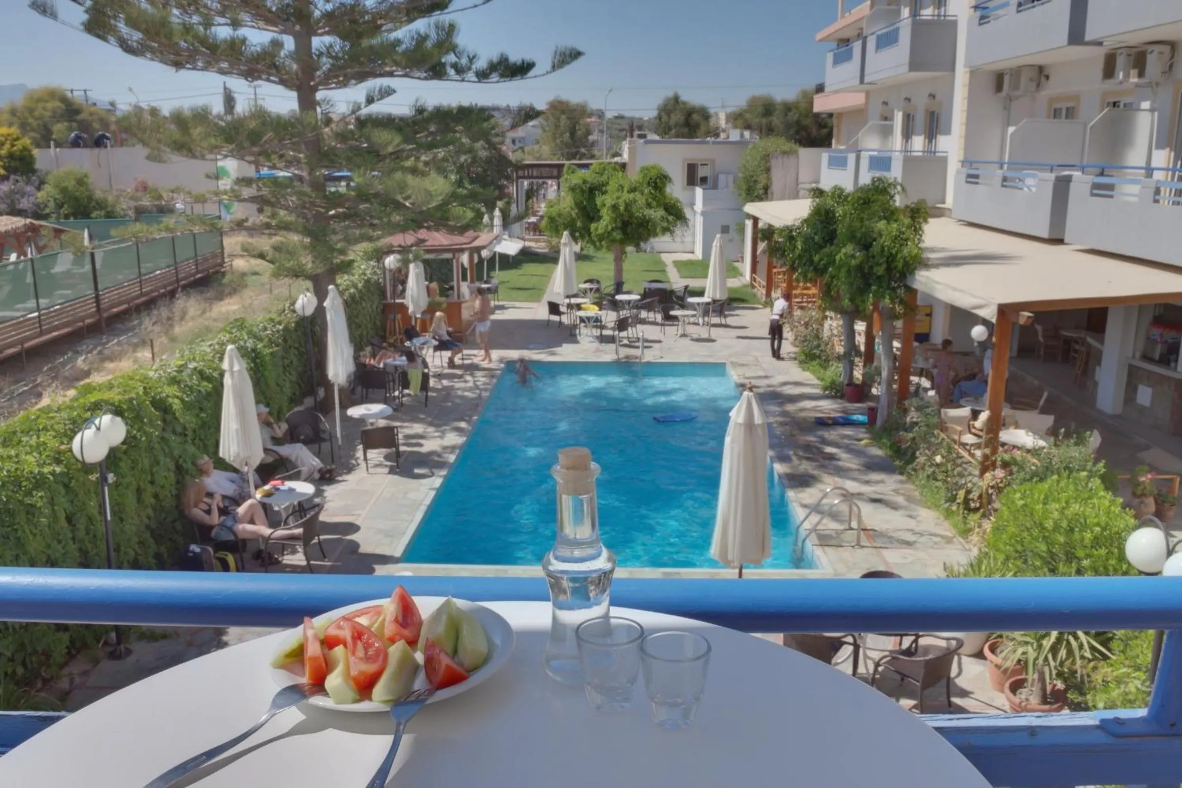 Garden in Marirena Hotel