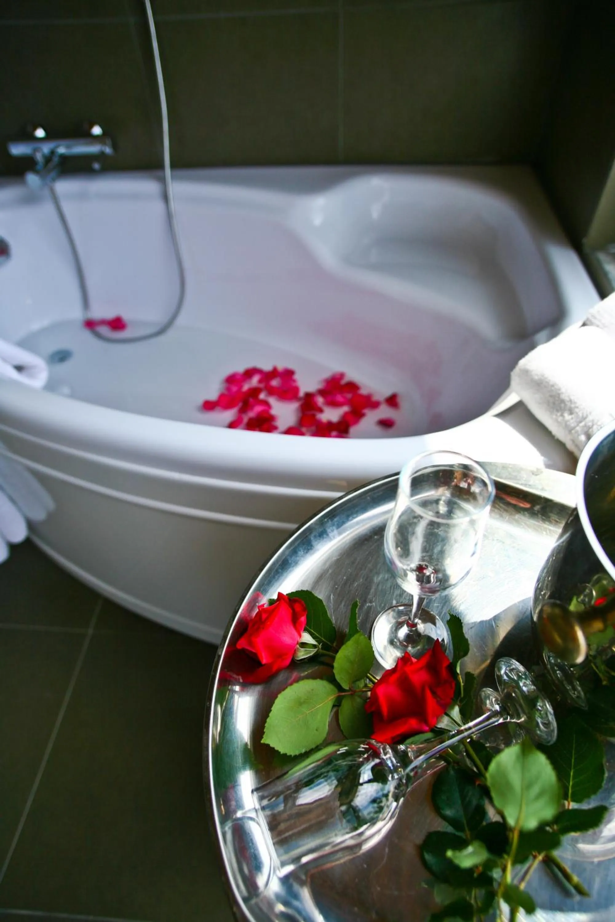 Bathroom in Pantokrator Hotel