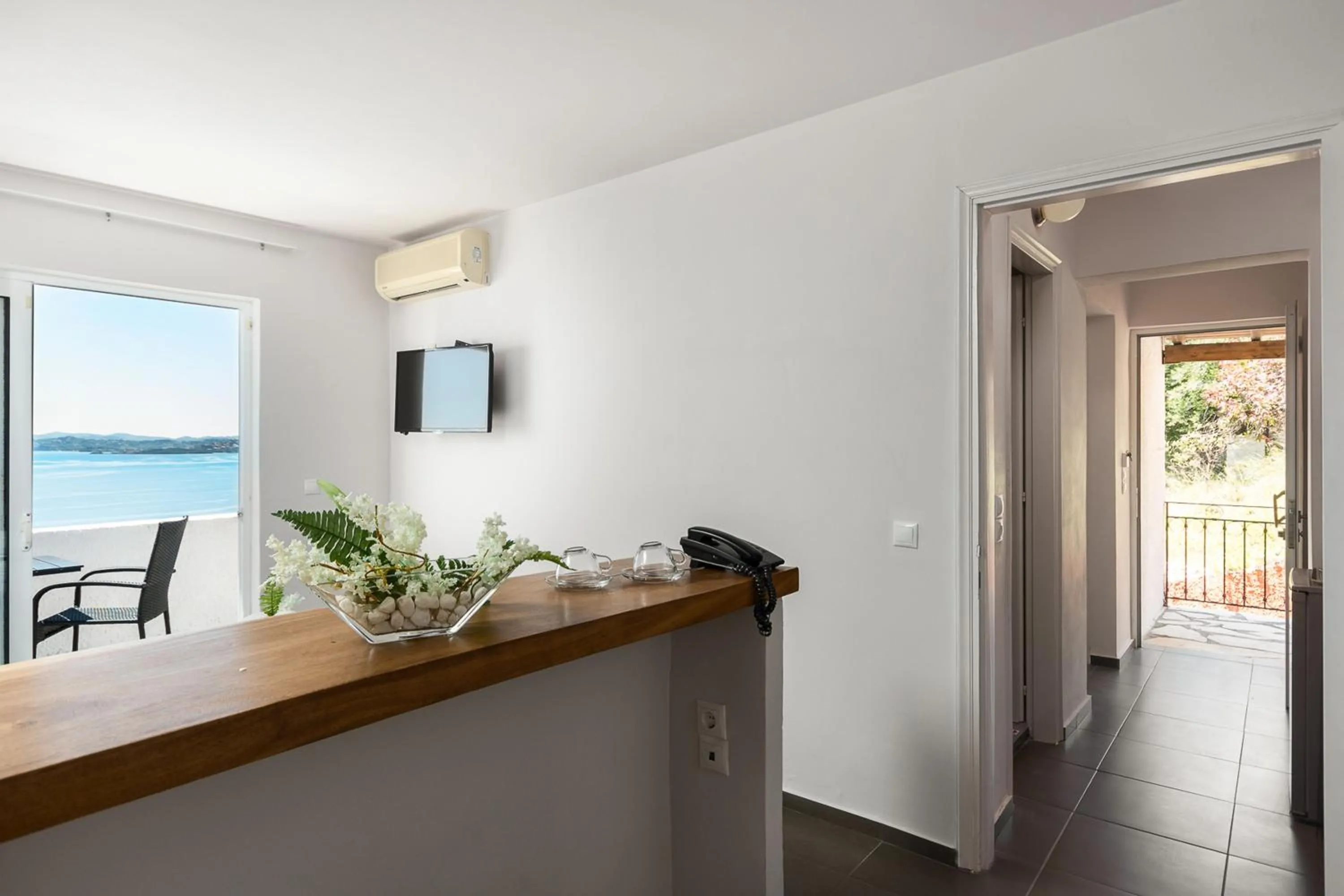 Living room in Pantokrator Hotel