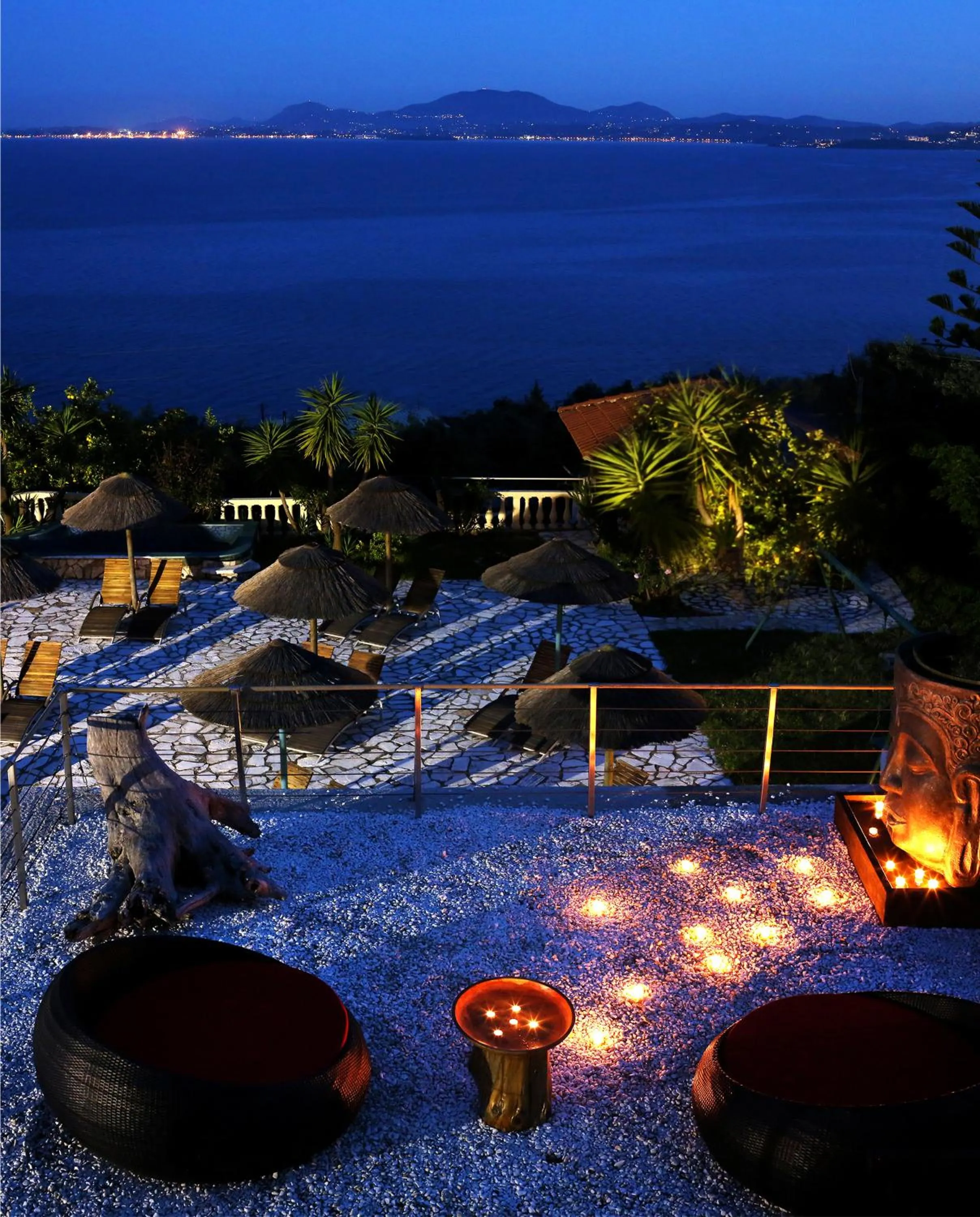 Garden in Pantokrator Hotel