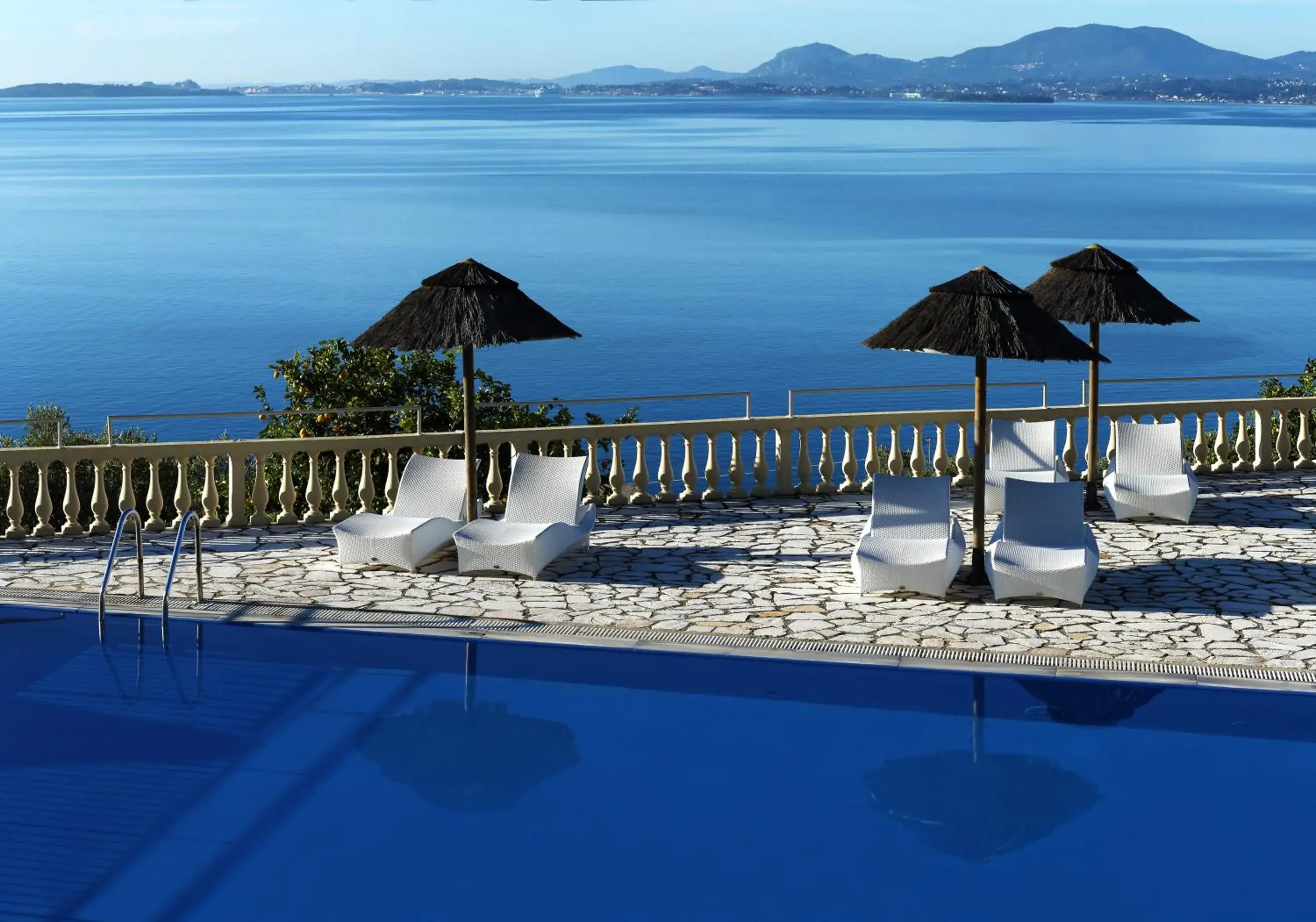 Swimming pool in Pantokrator Hotel Swimming pool in Pantokrator Hotel