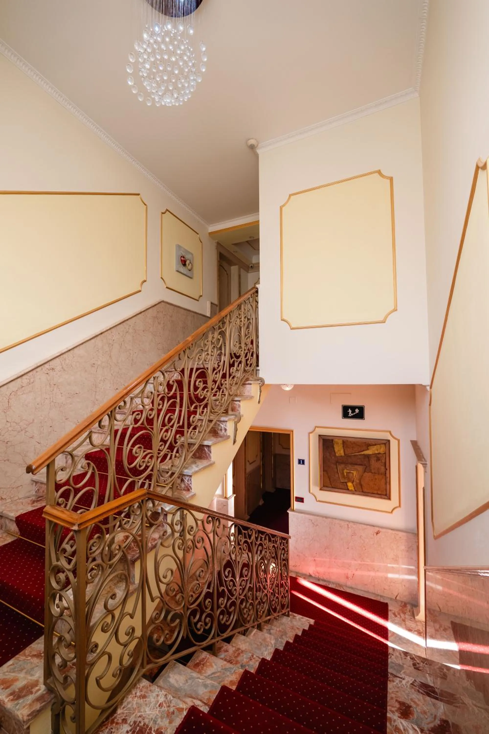 Seating area in Olimpic Hotel