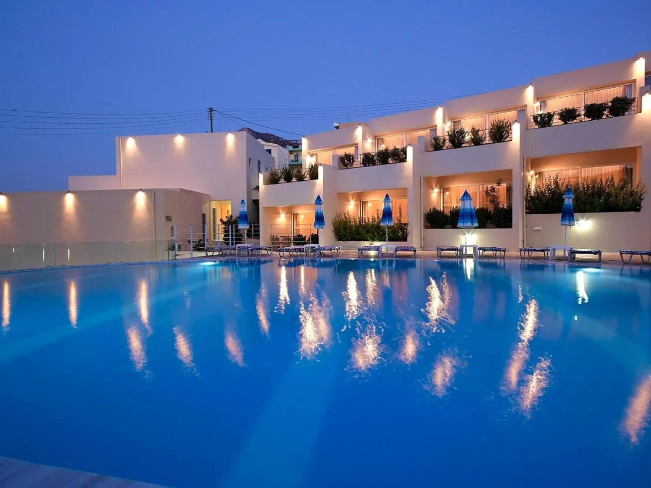 Swimming pool in Bali Beach and Sofia Village