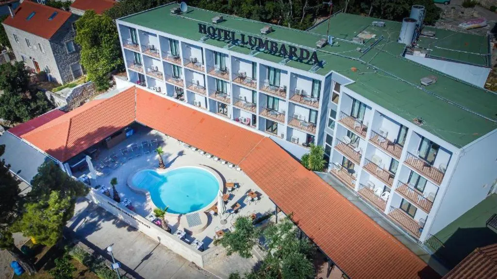 Bird's eye view in Hotel Lumbarda