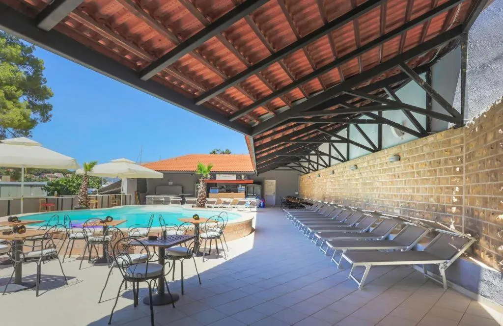 Balcony/Terrace in Hotel Lumbarda