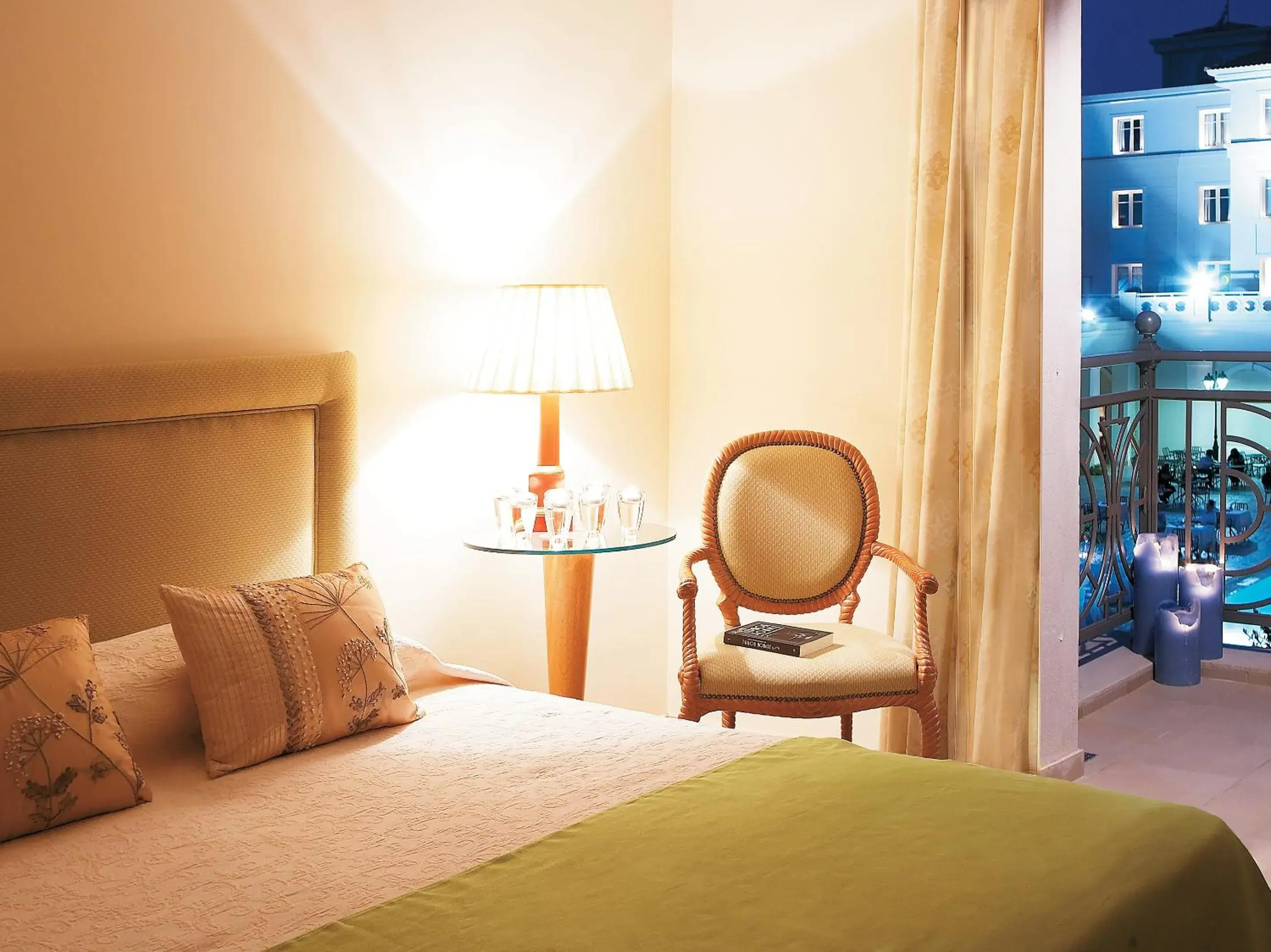 Bed in Grecotel Larissa Imperial Bed in Grecotel Larissa Imperial